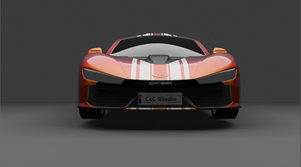 sport car 3D model_1