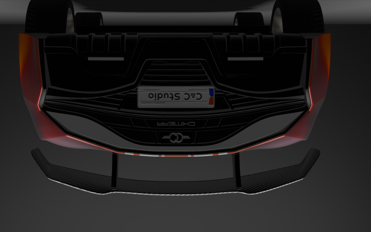 sport car 3D model_2