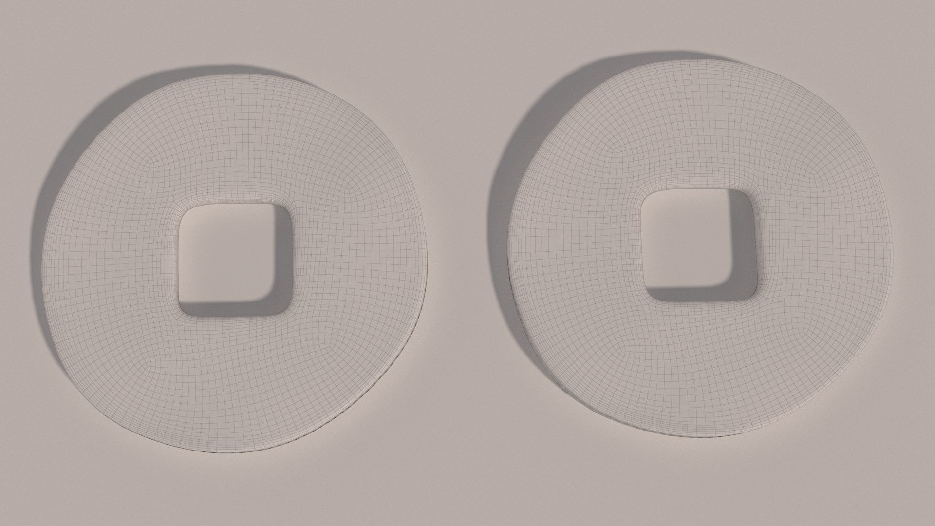 Ancient Chinese Coins Gold Silver 3D model_13