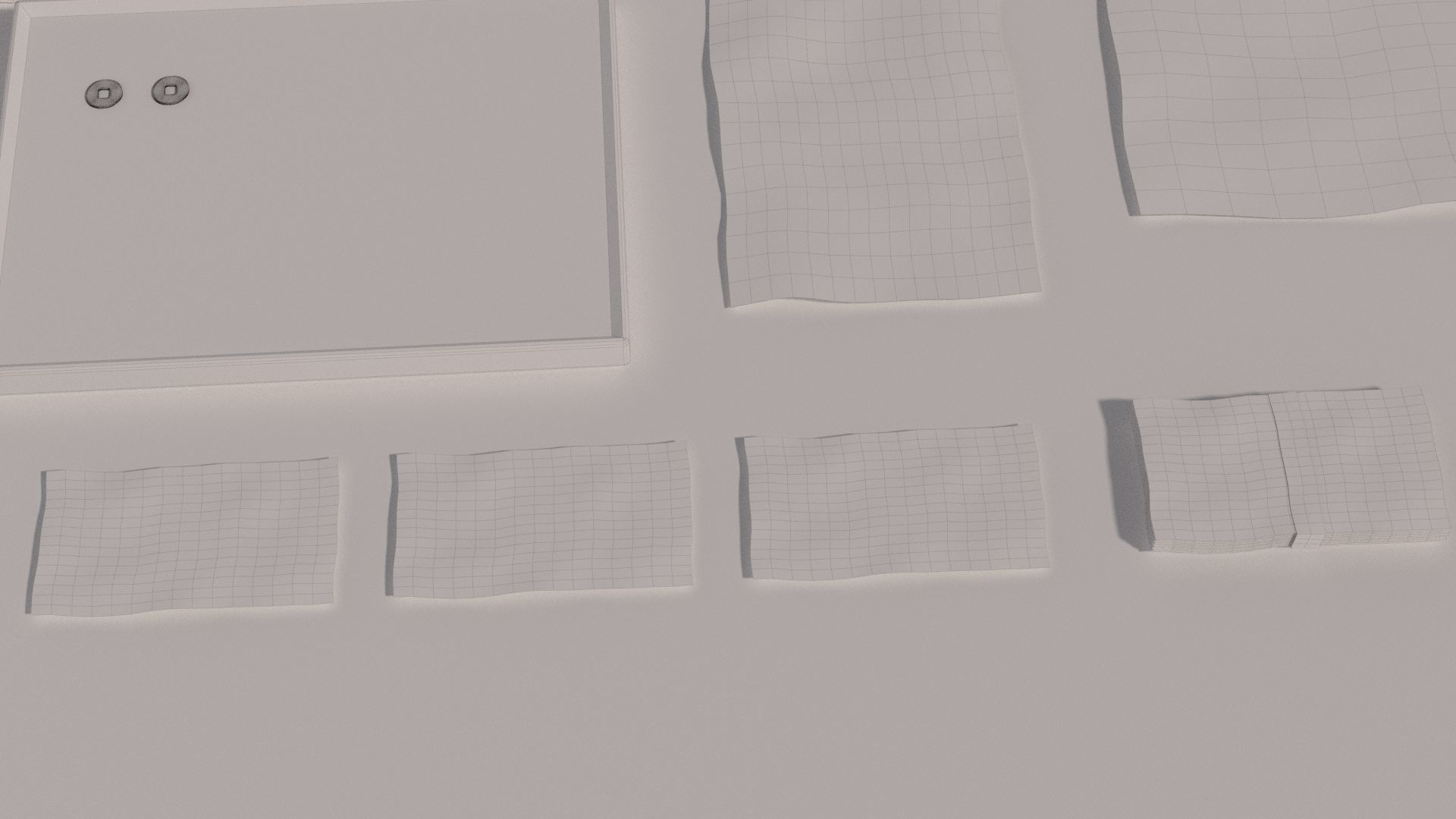 Chinese Museum Ancient Documents and Money 3D model_15