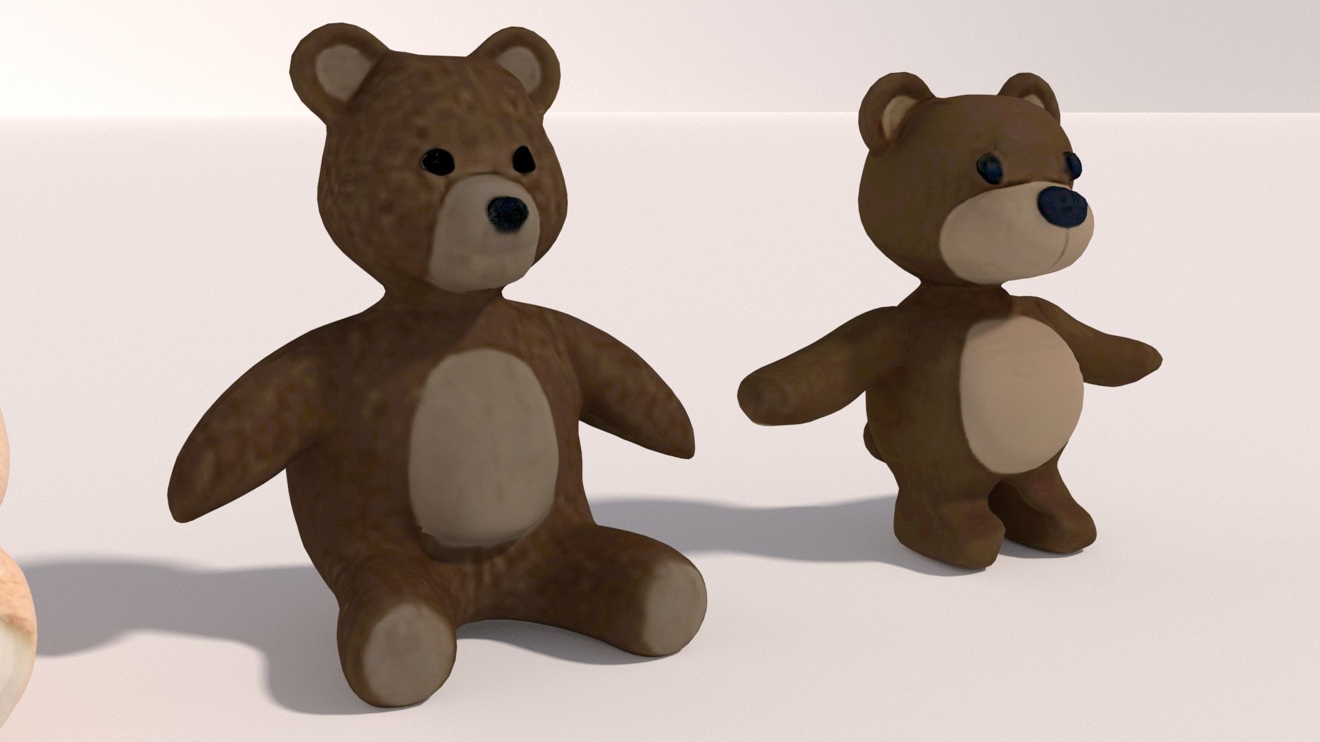 4 Teddy Bear 3D model_7