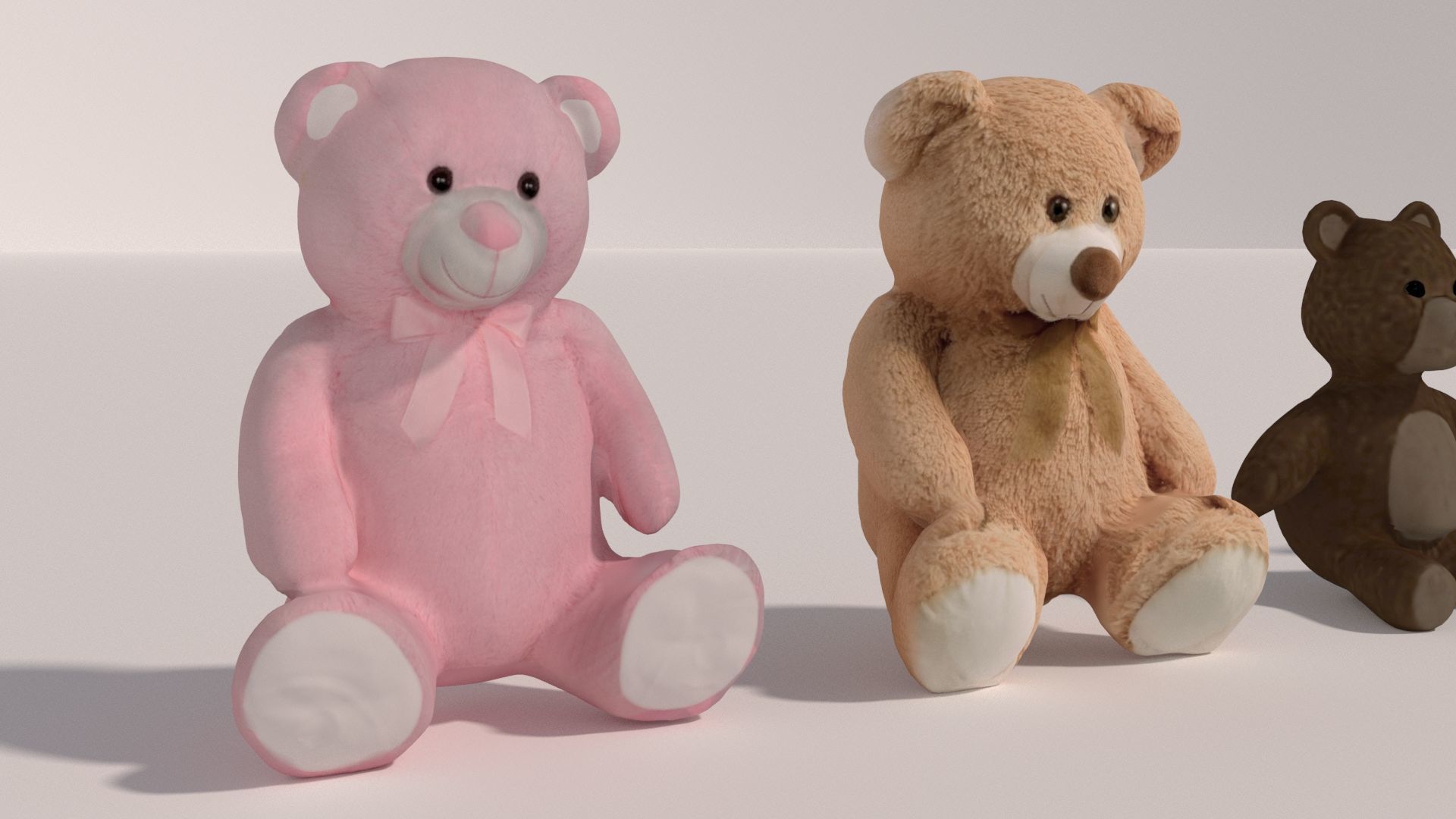 4 Teddy Bear 3D model_6
