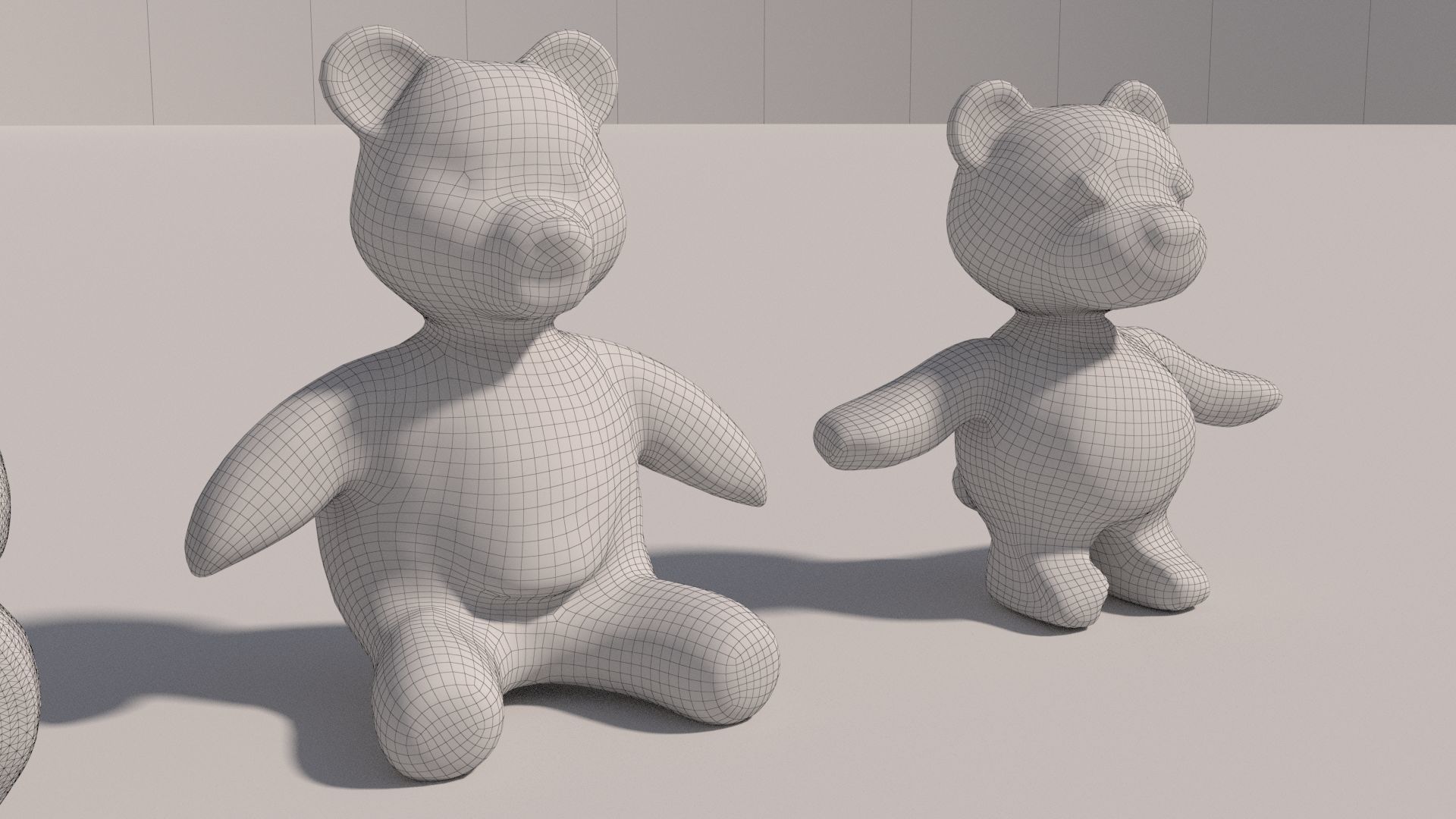 4 Teddy Bear 3D model_15