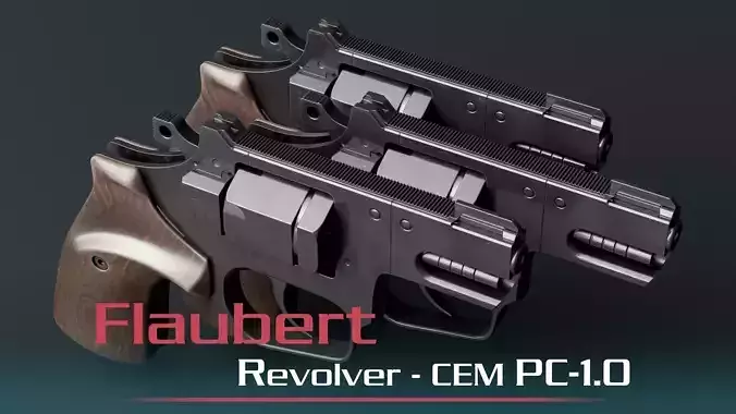Flaubert revolver game-ready