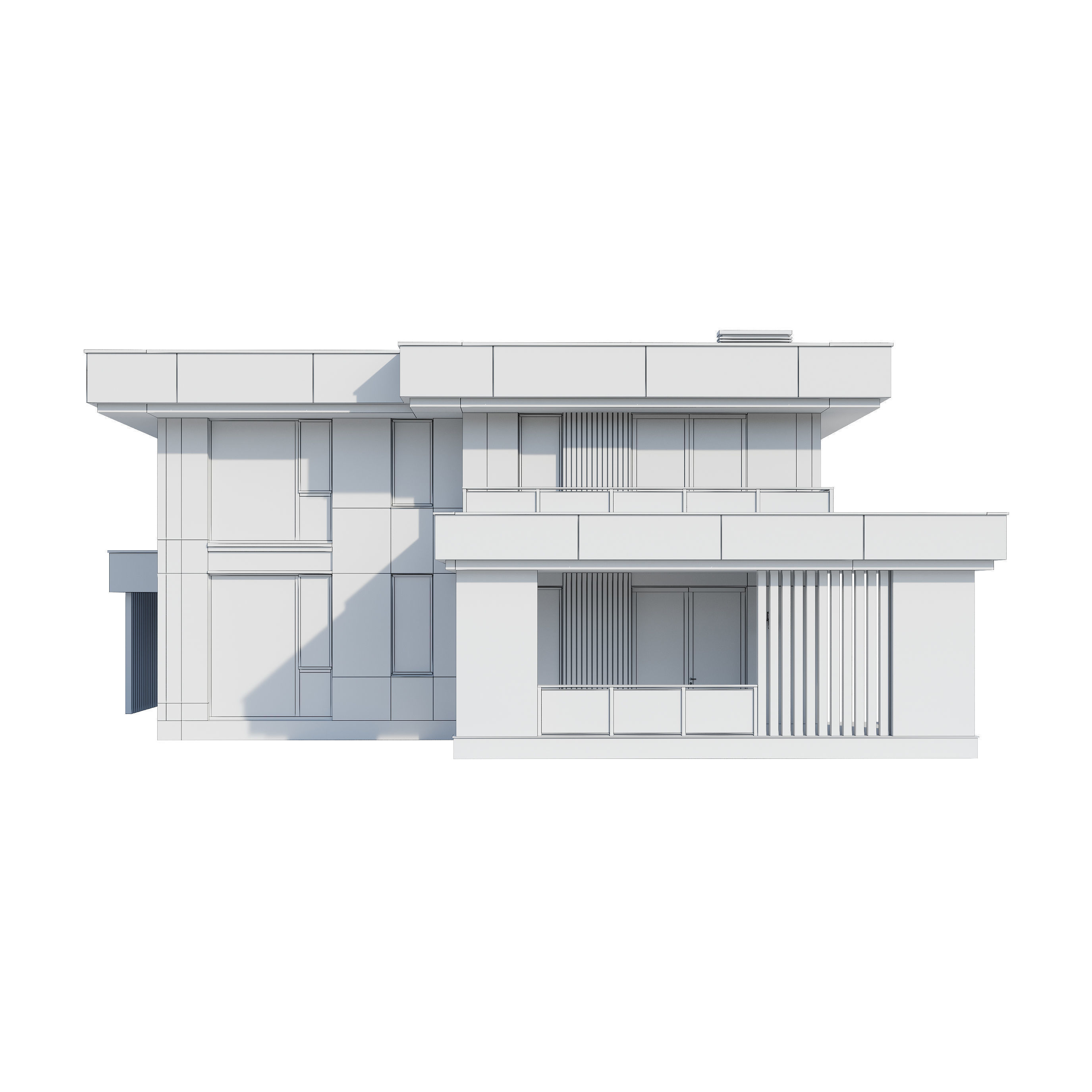 Modern house v104 3D model_24