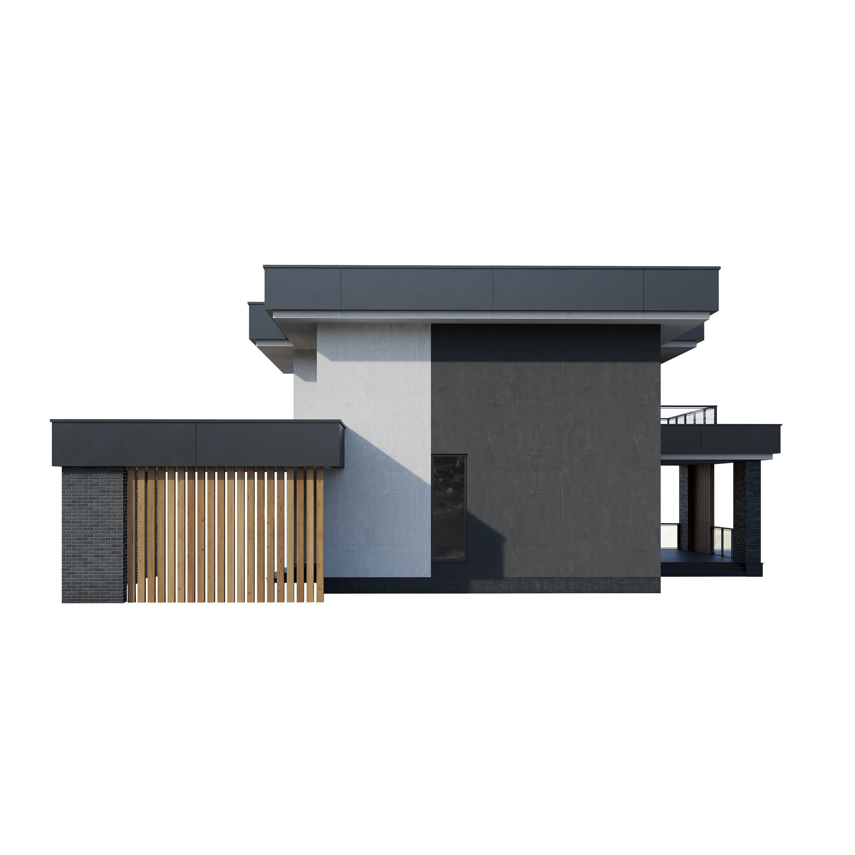 Modern house v104 3D model_14