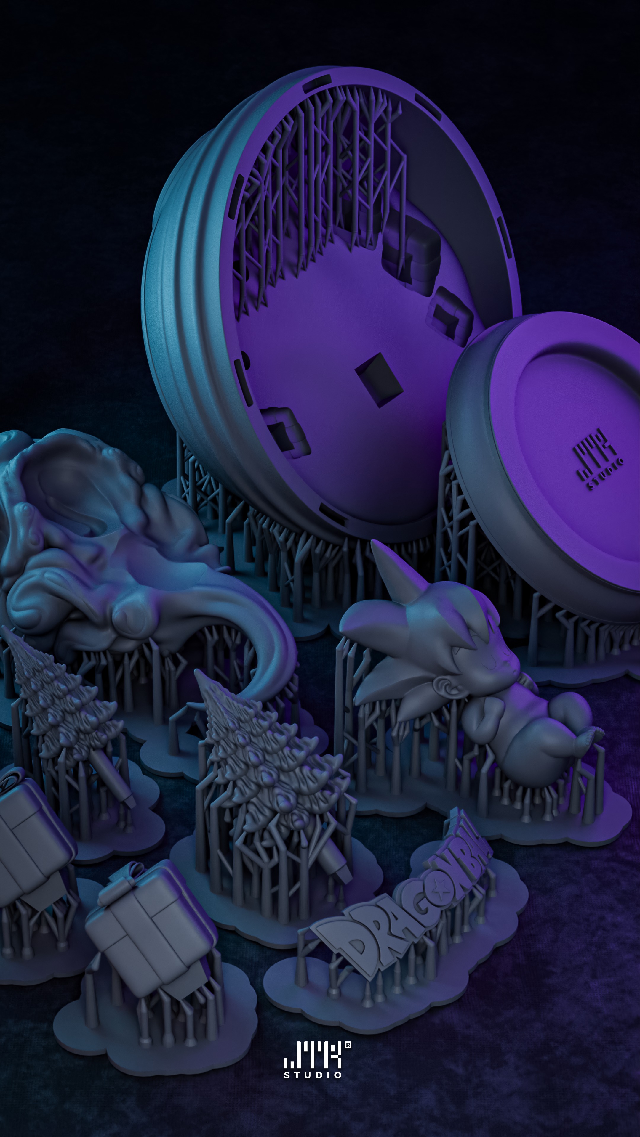 Goku Baby Christmas - Goku Bebe Navidad 3D print model_2