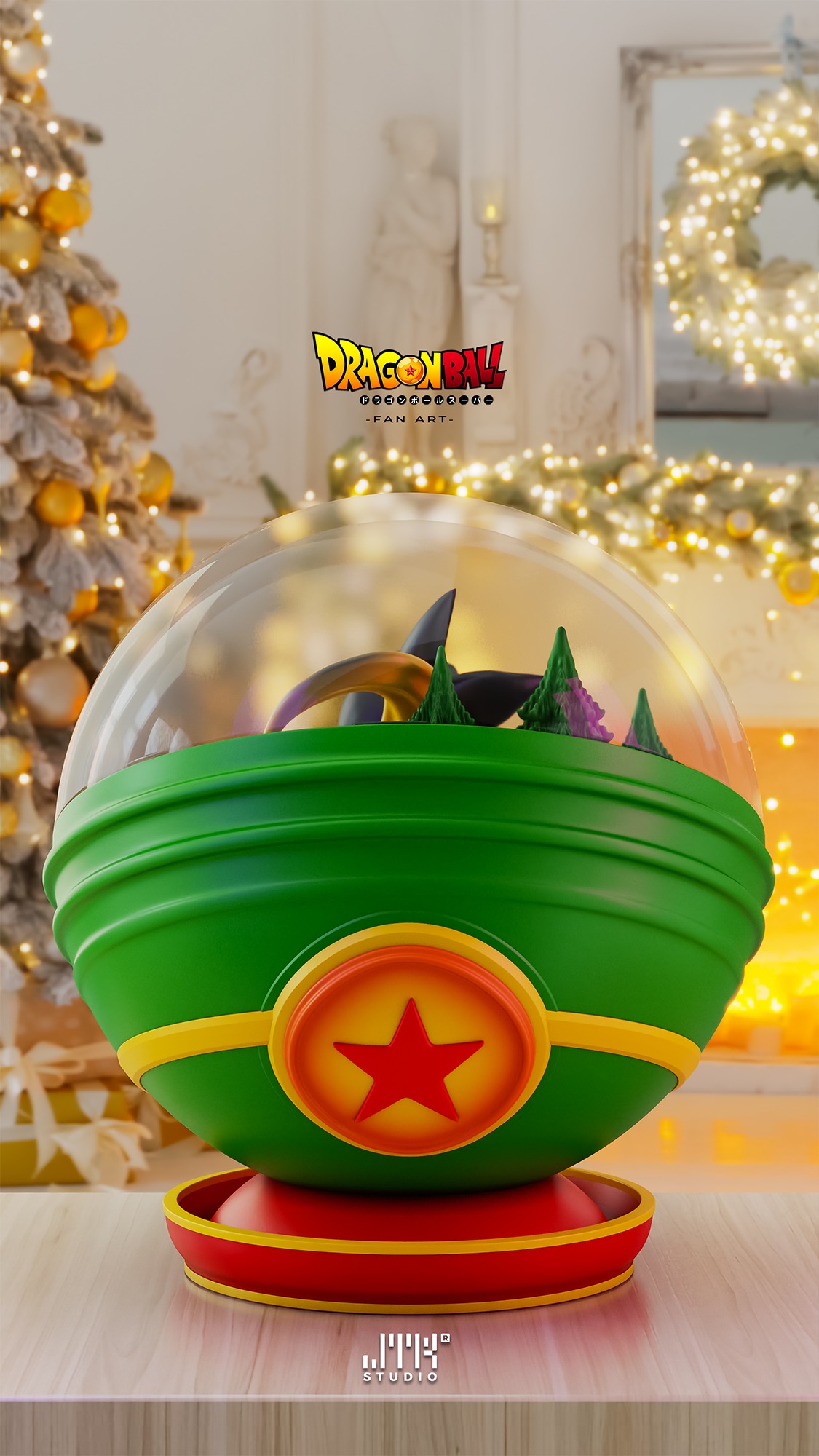 Goku Baby Christmas - Goku Bebe Navidad 3D print model_1