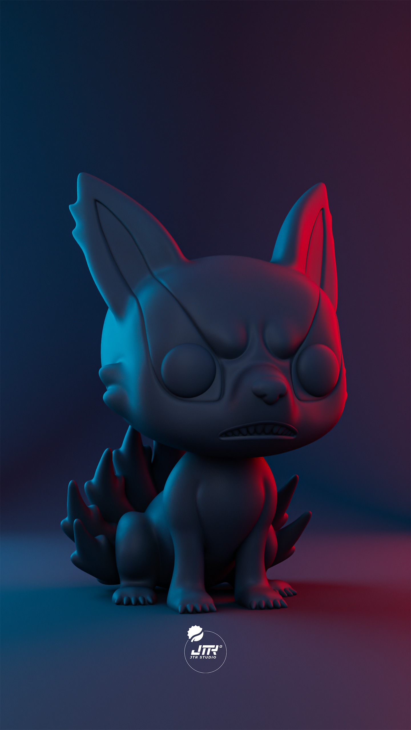 KYUBI KURAMA NARUTO - FUNKO POP COLECCION 3D print model_1