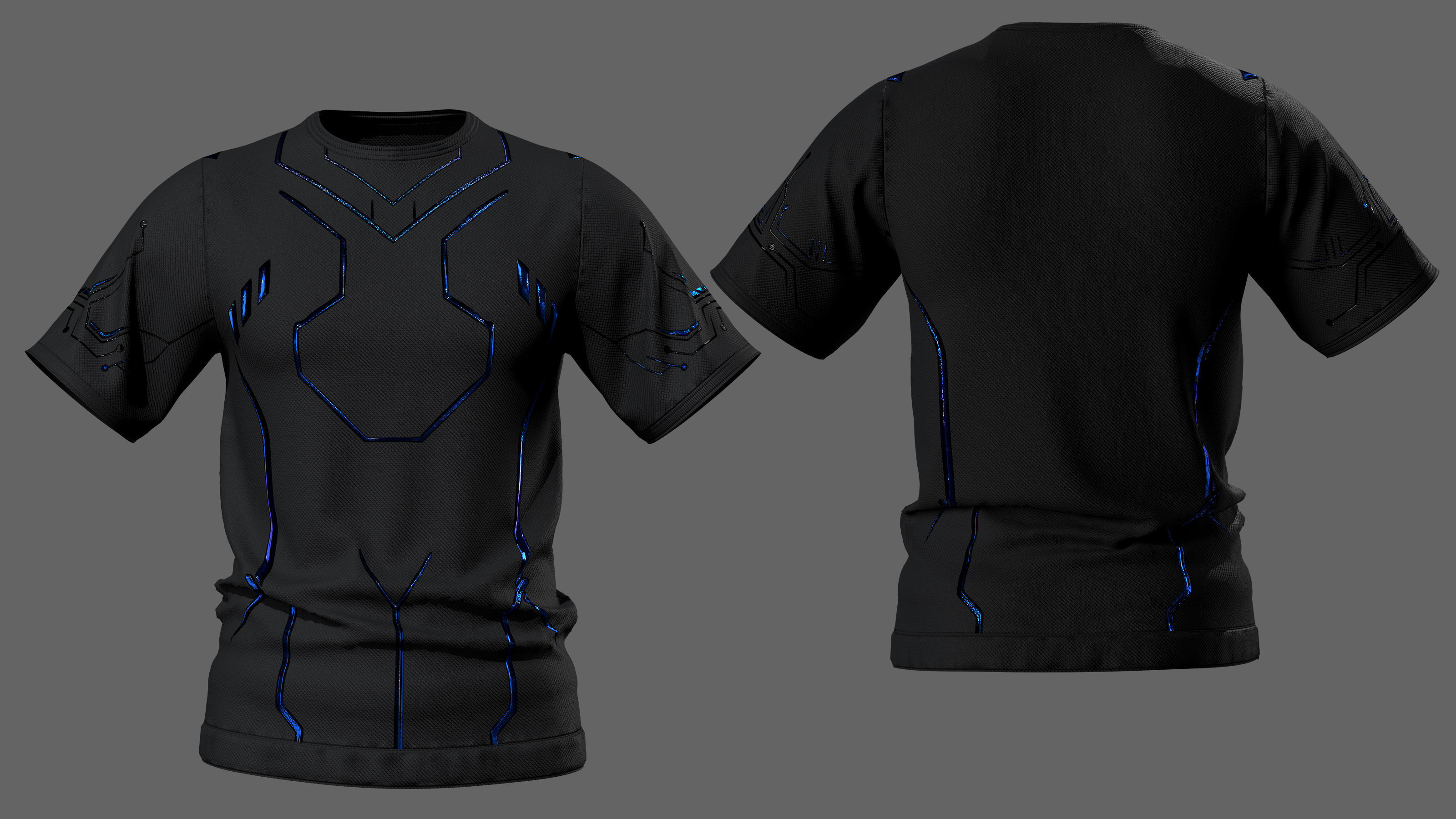 5 Future Glow Activewear Set 3D model_4