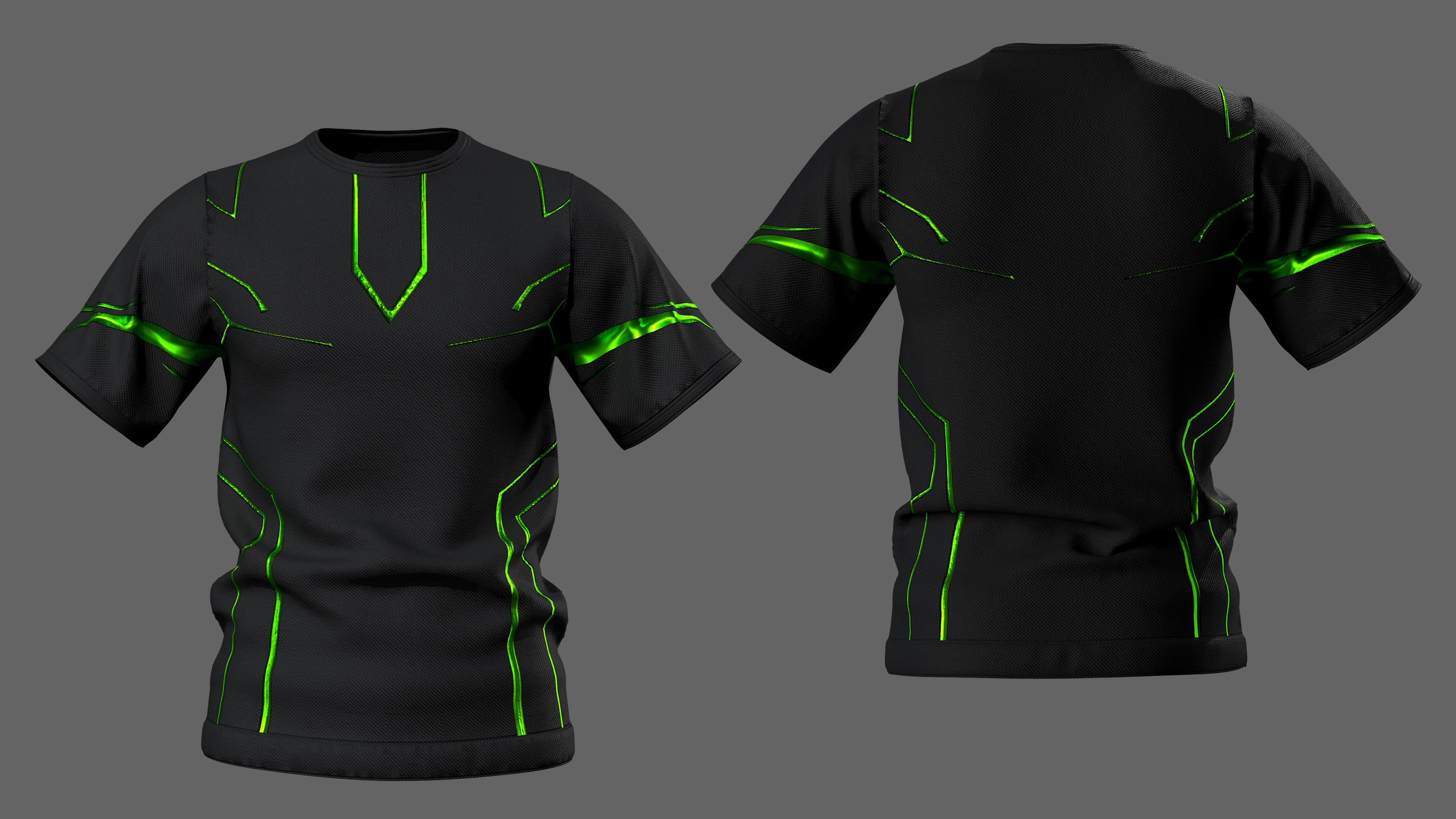 5 Future Glow Activewear Set 3D model_8