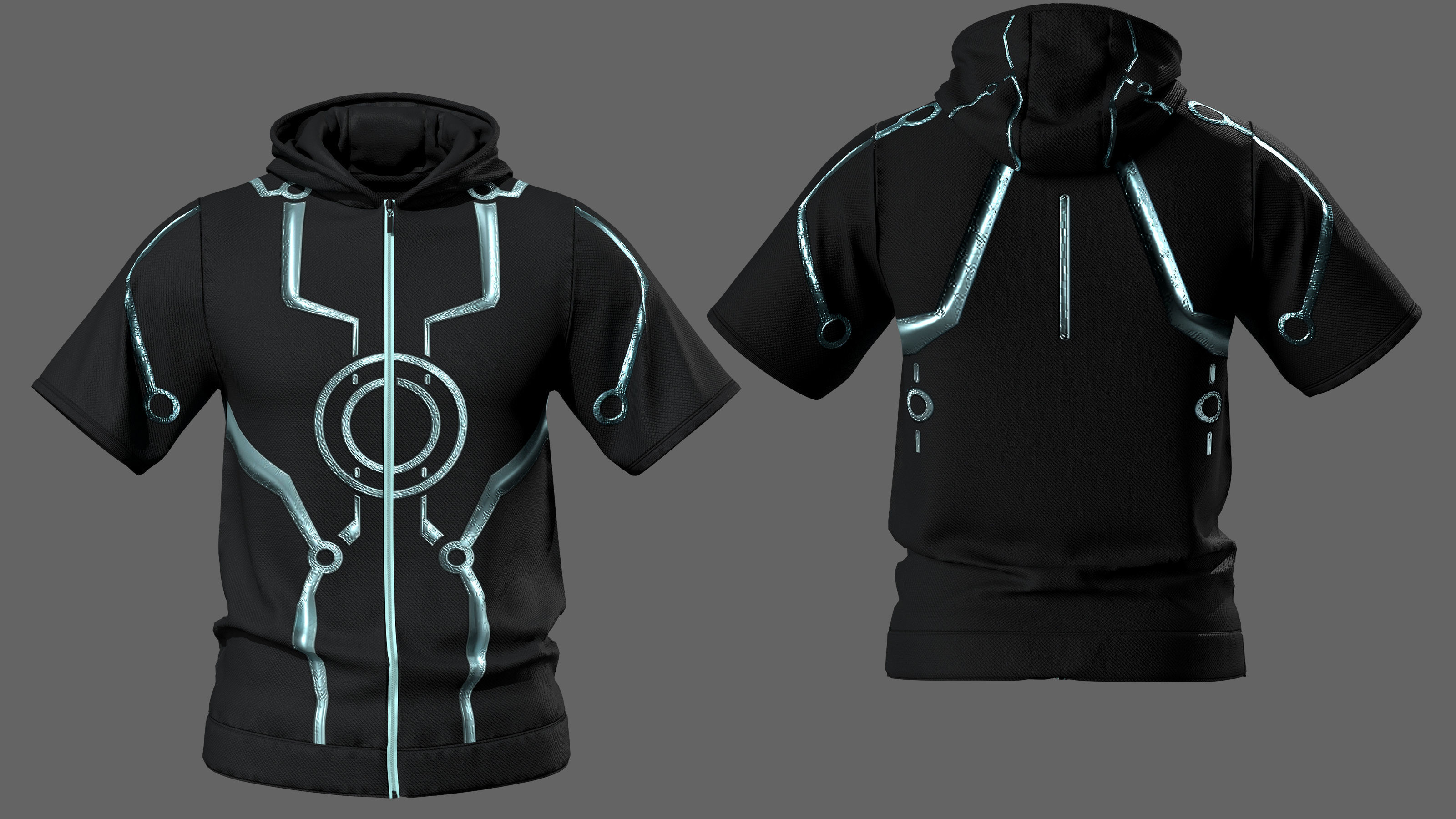 5 Future Glow Activewear Set 3D model_6