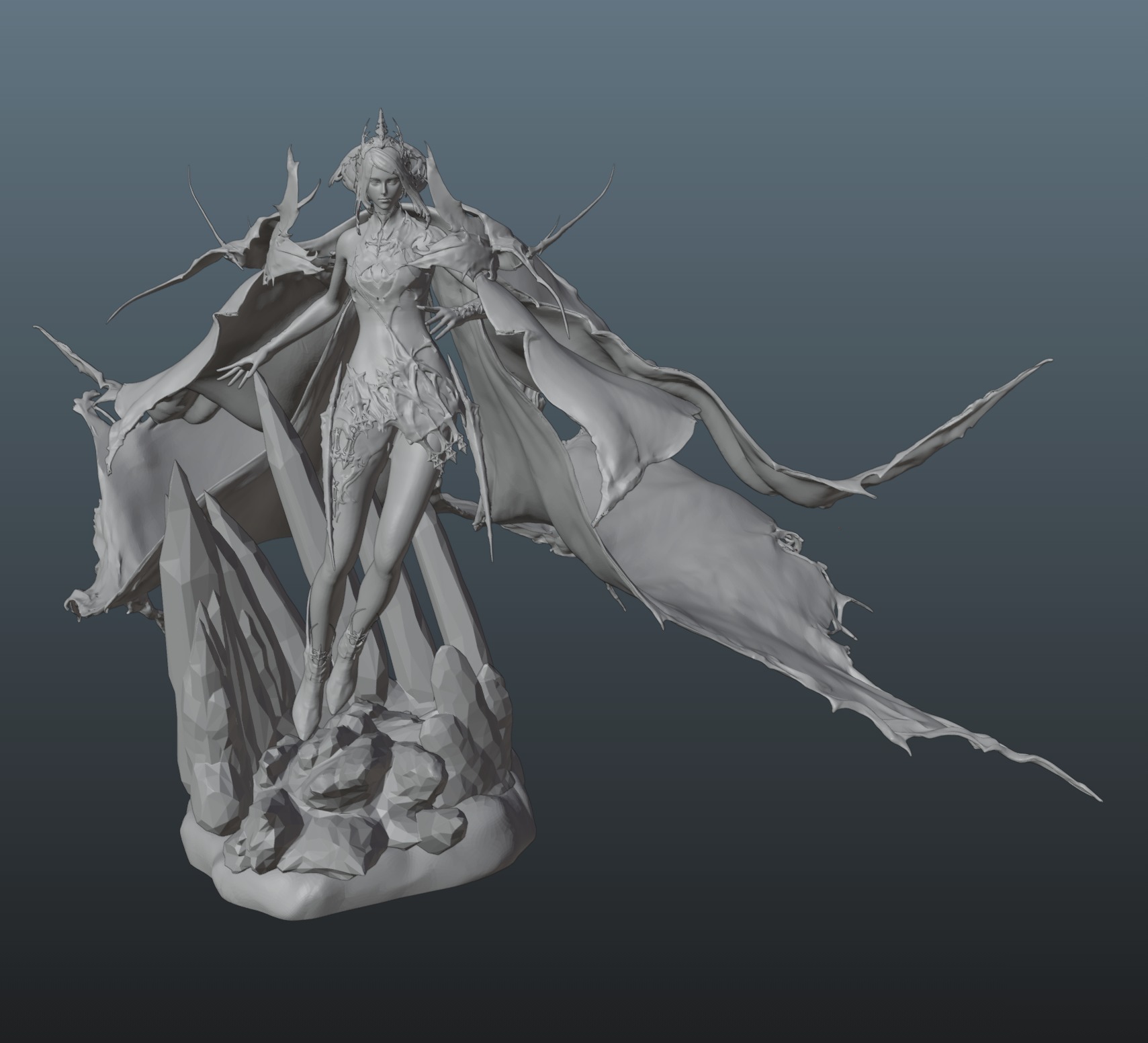 Final Fantasy XVI Shiva 3D print model_4