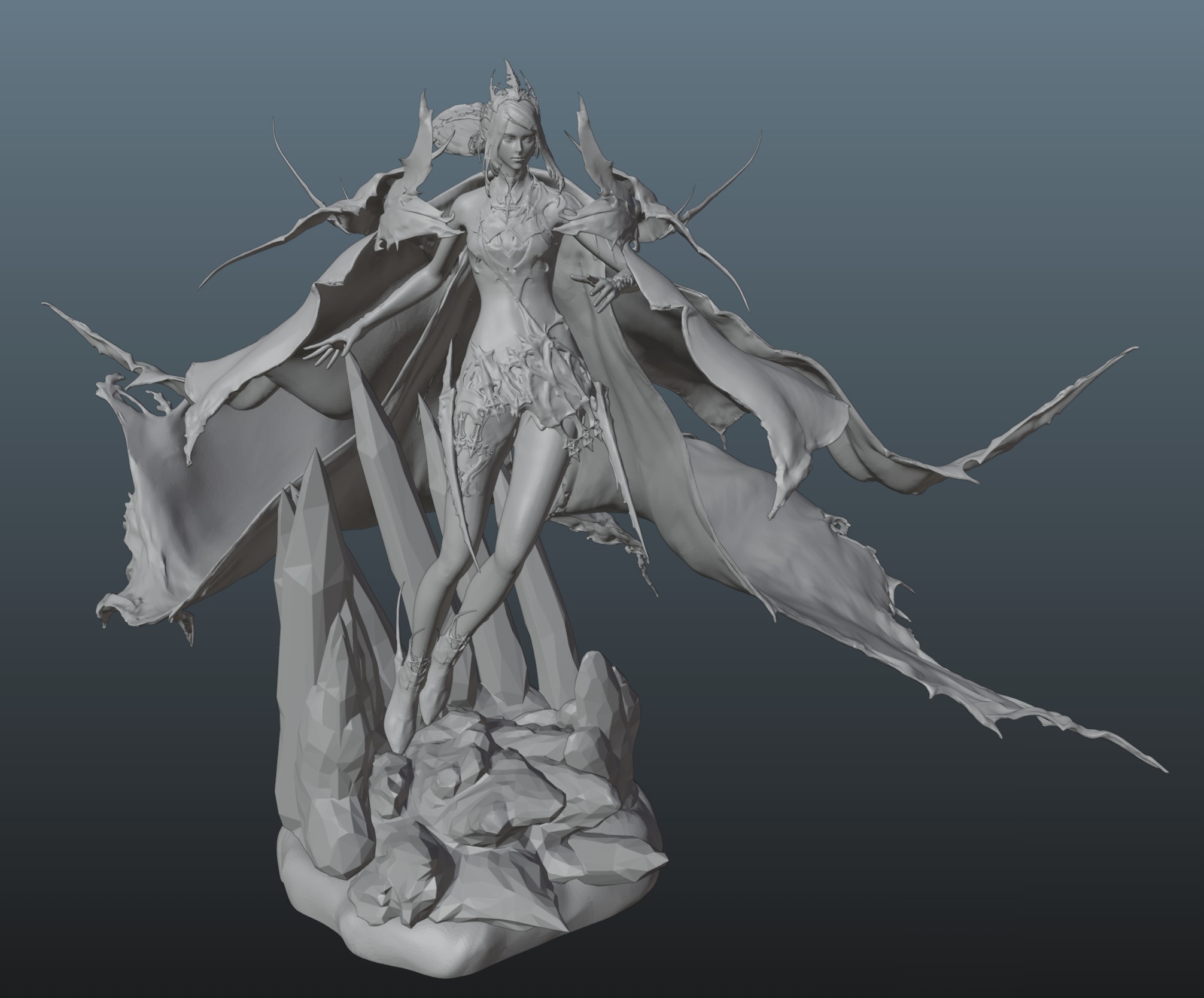 Final Fantasy XVI Shiva 3D print model_6