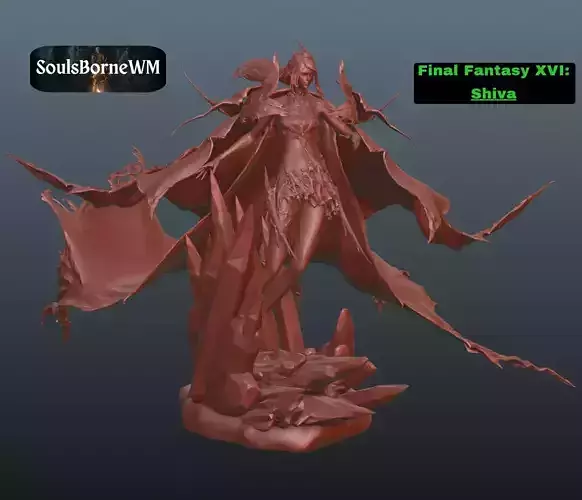 Final Fantasy XVI Shiva 3D print model