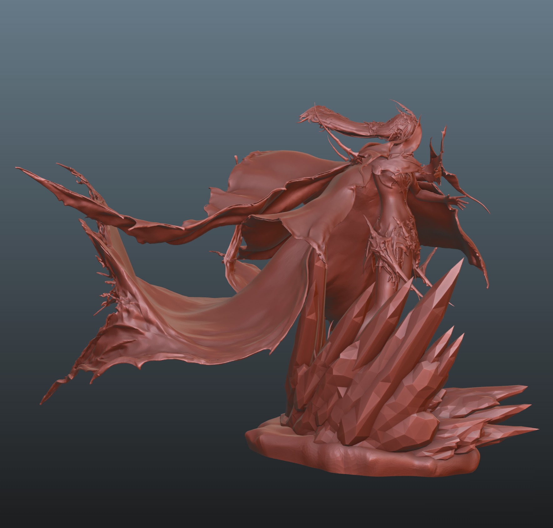 Final Fantasy XVI Shiva 3D print model_3