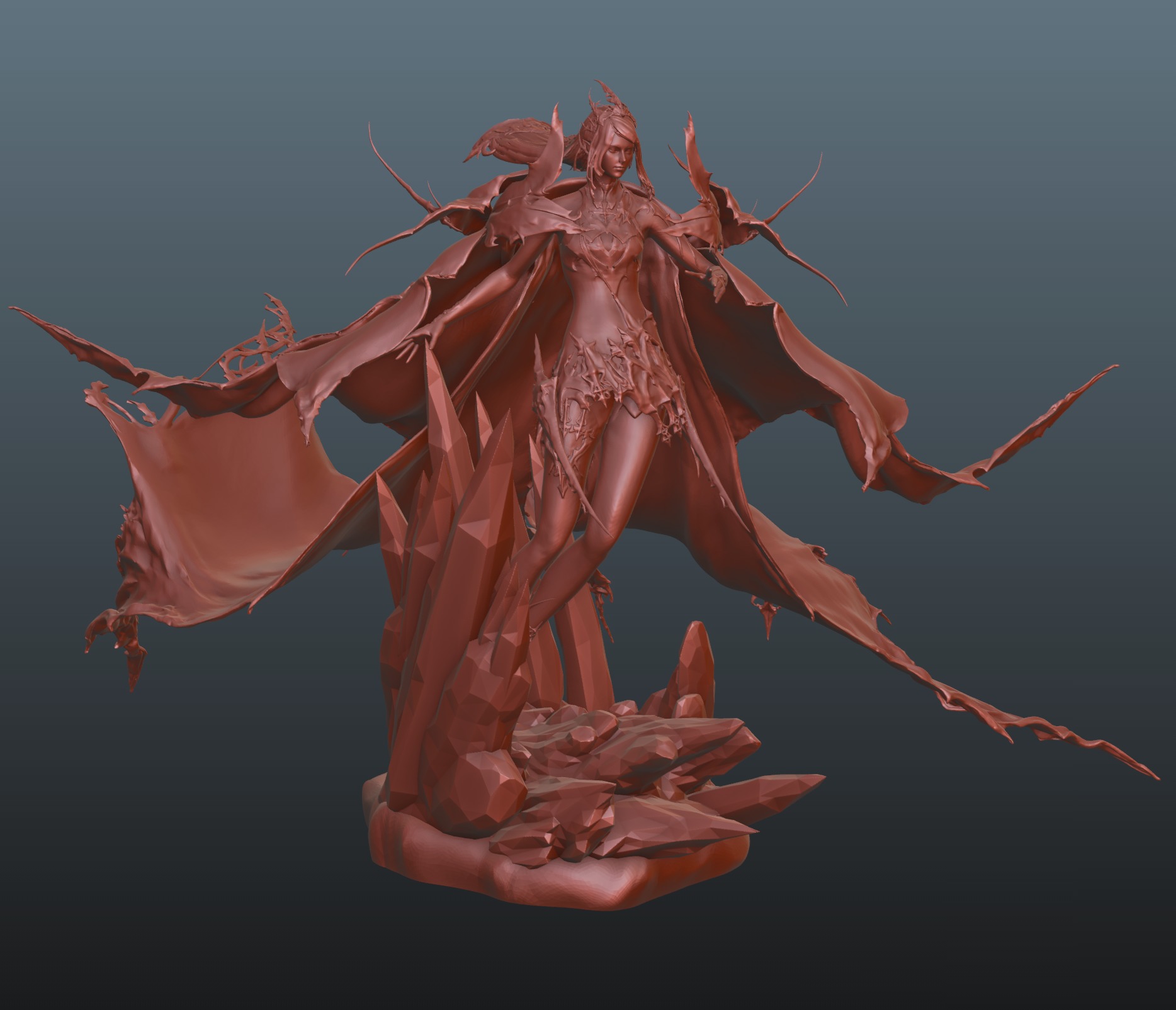 Final Fantasy XVI Shiva 3D print model_2