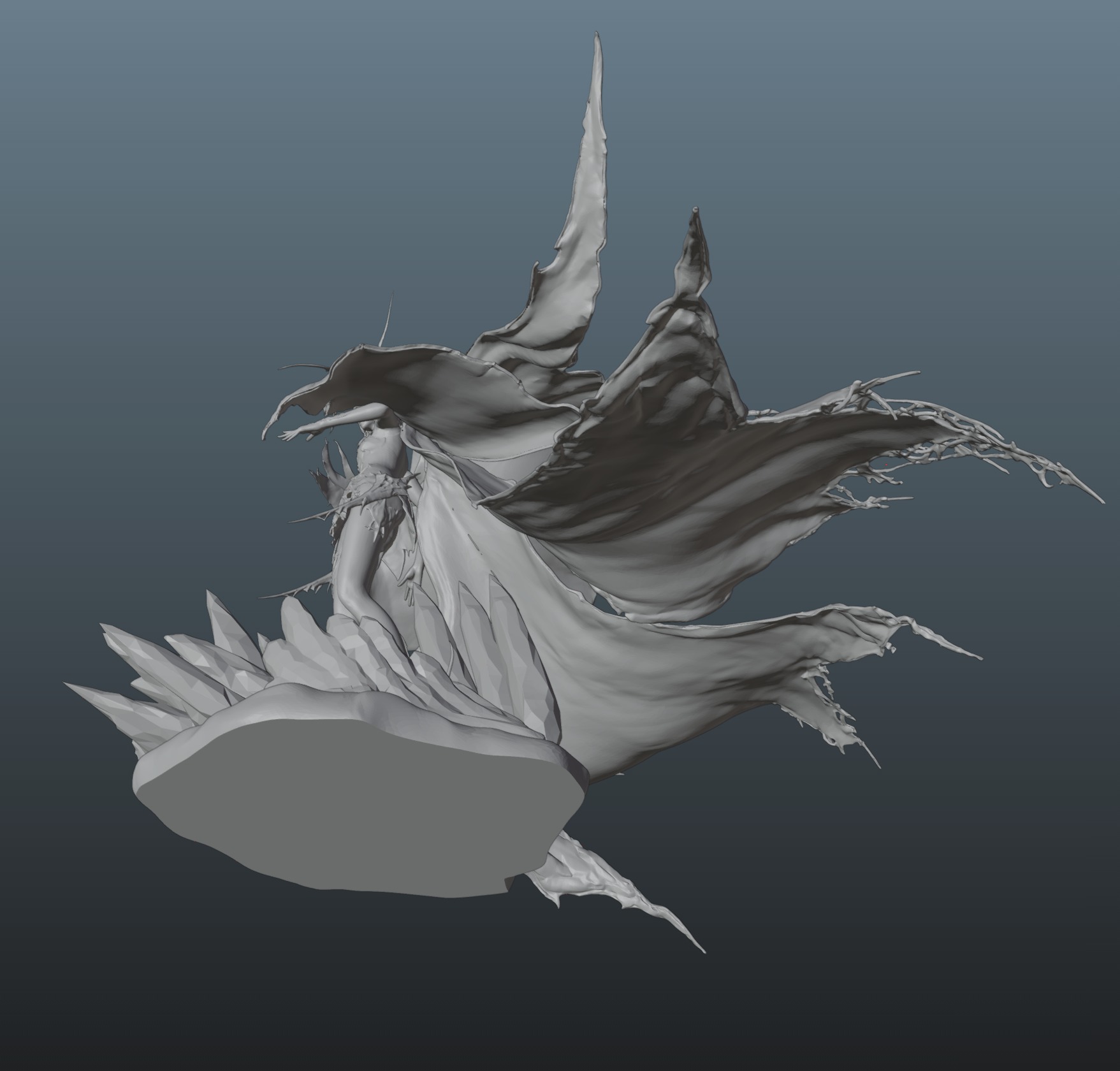 Final Fantasy XVI Shiva 3D print model_9