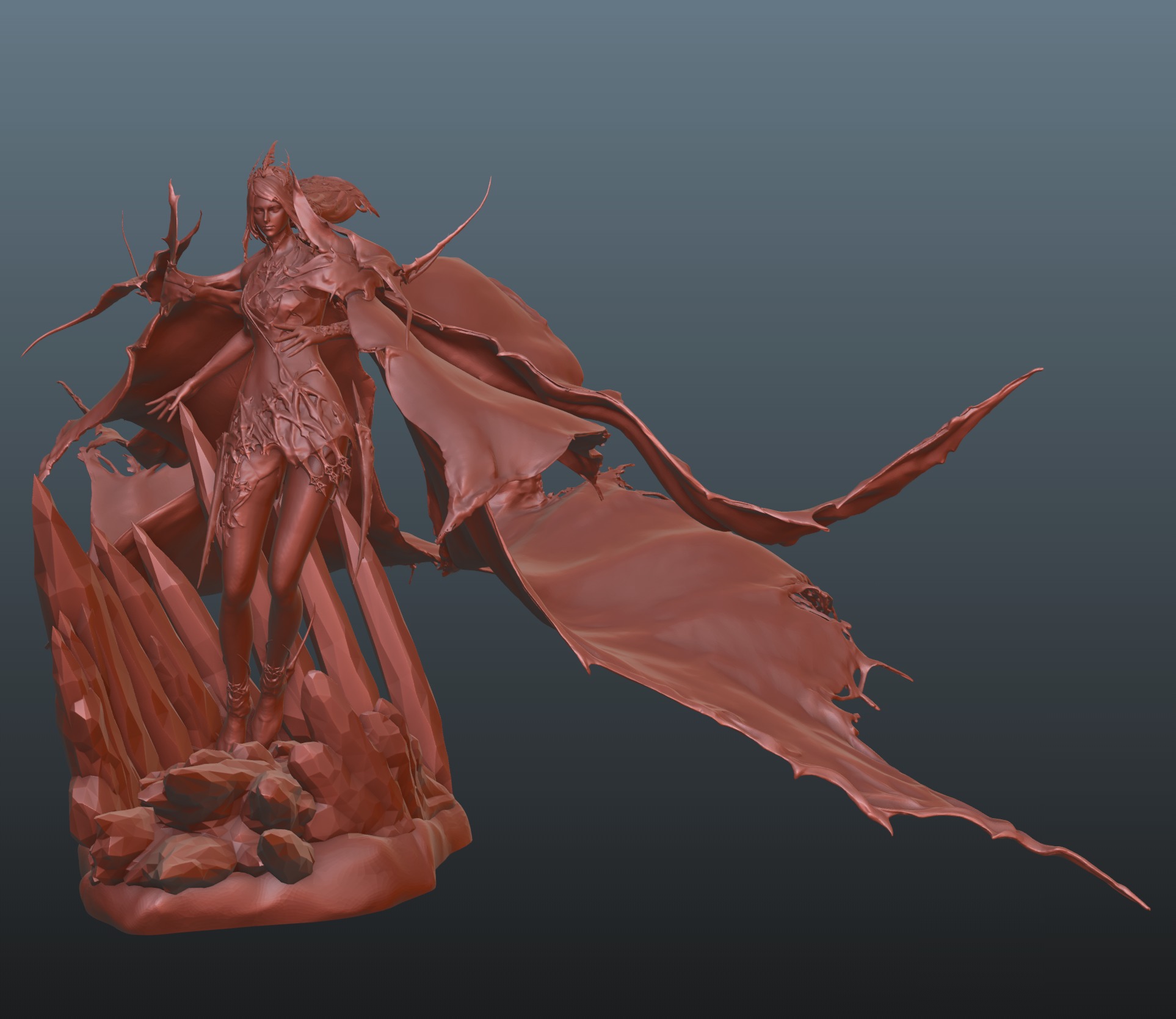Final Fantasy XVI Shiva 3D print model_1