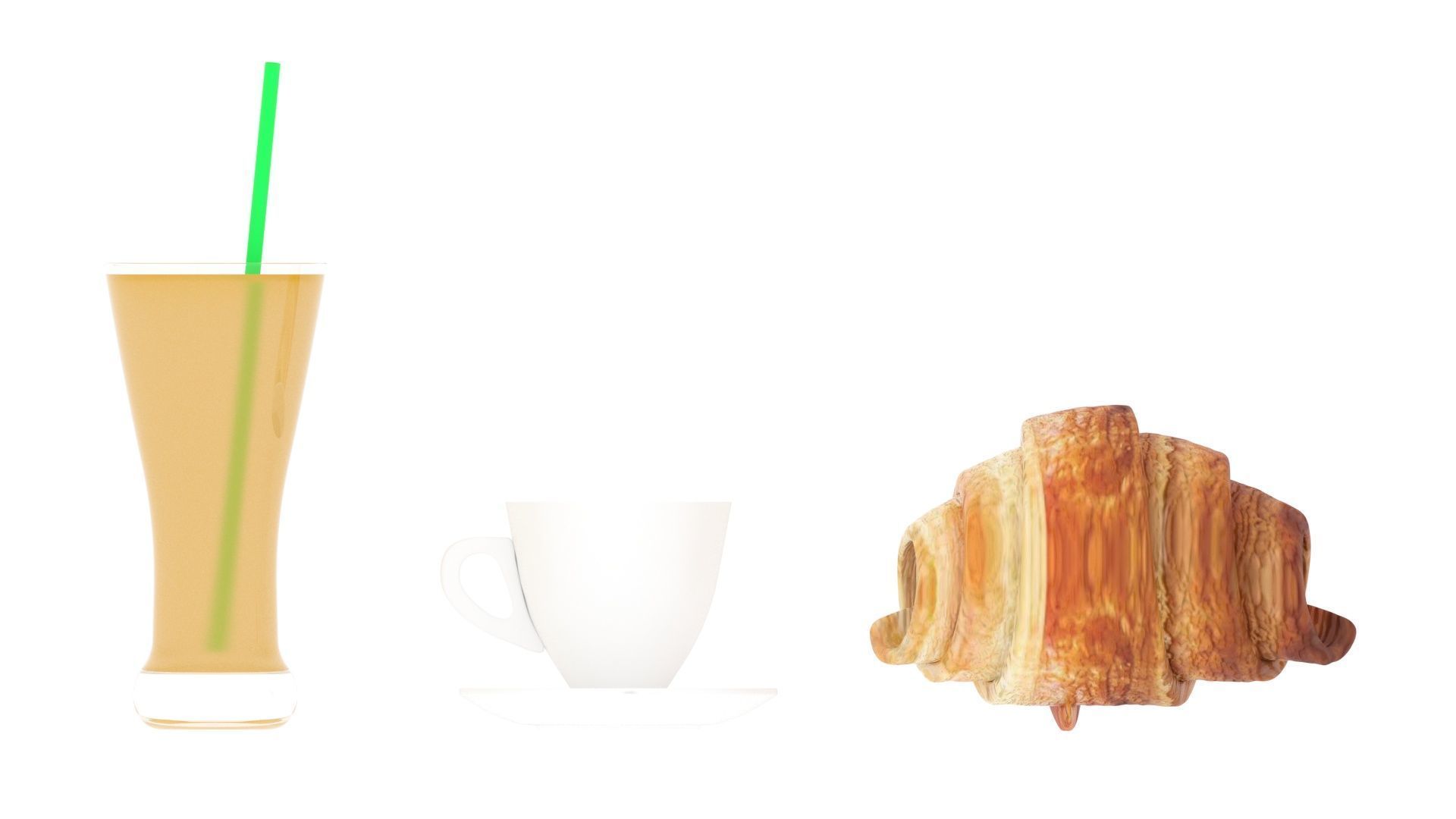 Continental Breakfast 3D model_13