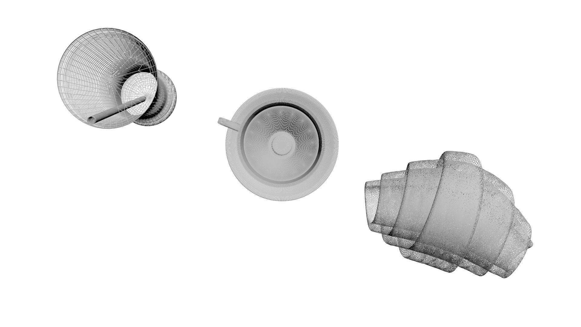 Continental Breakfast 3D model_19