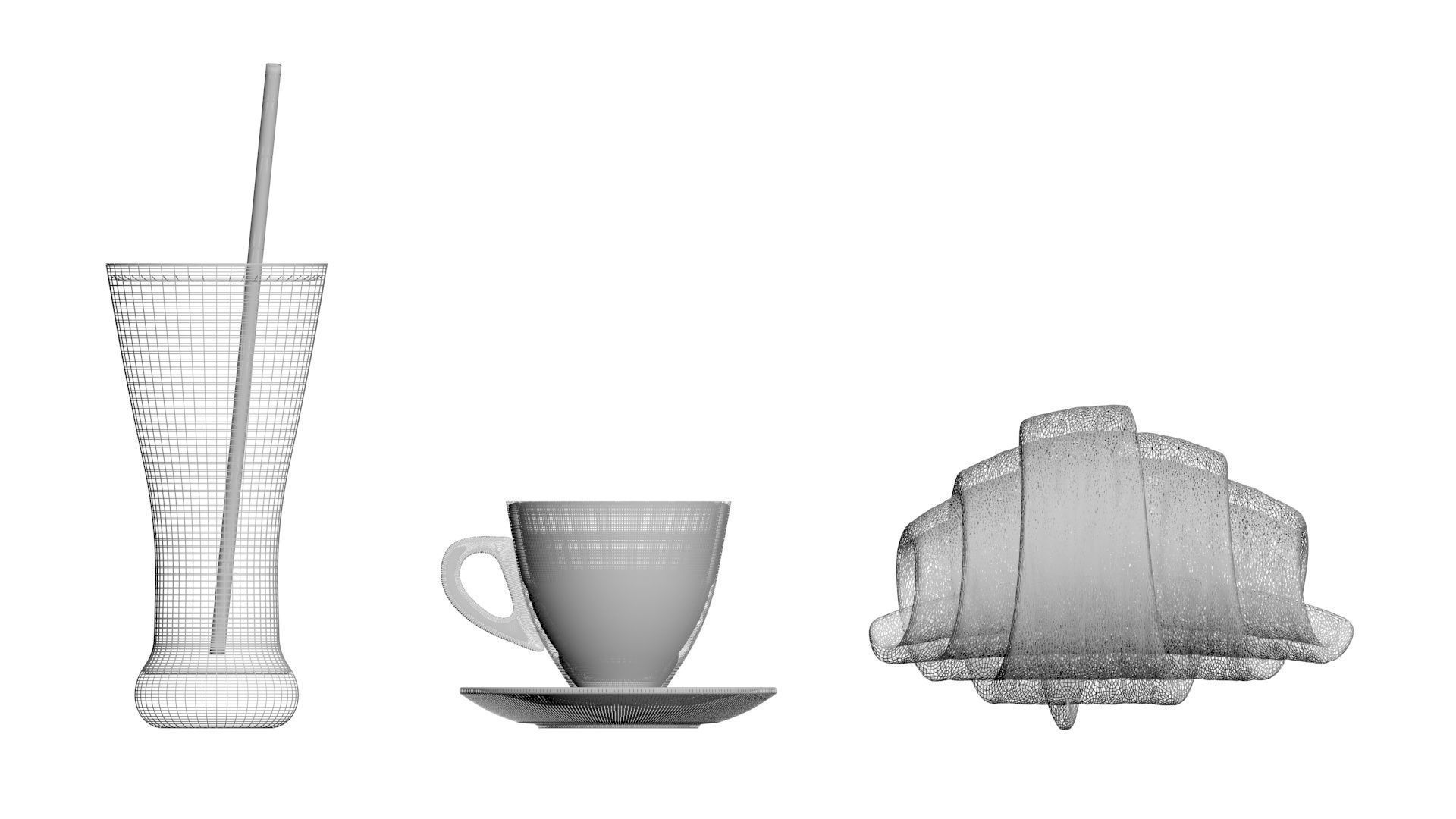 Continental Breakfast 3D model_25