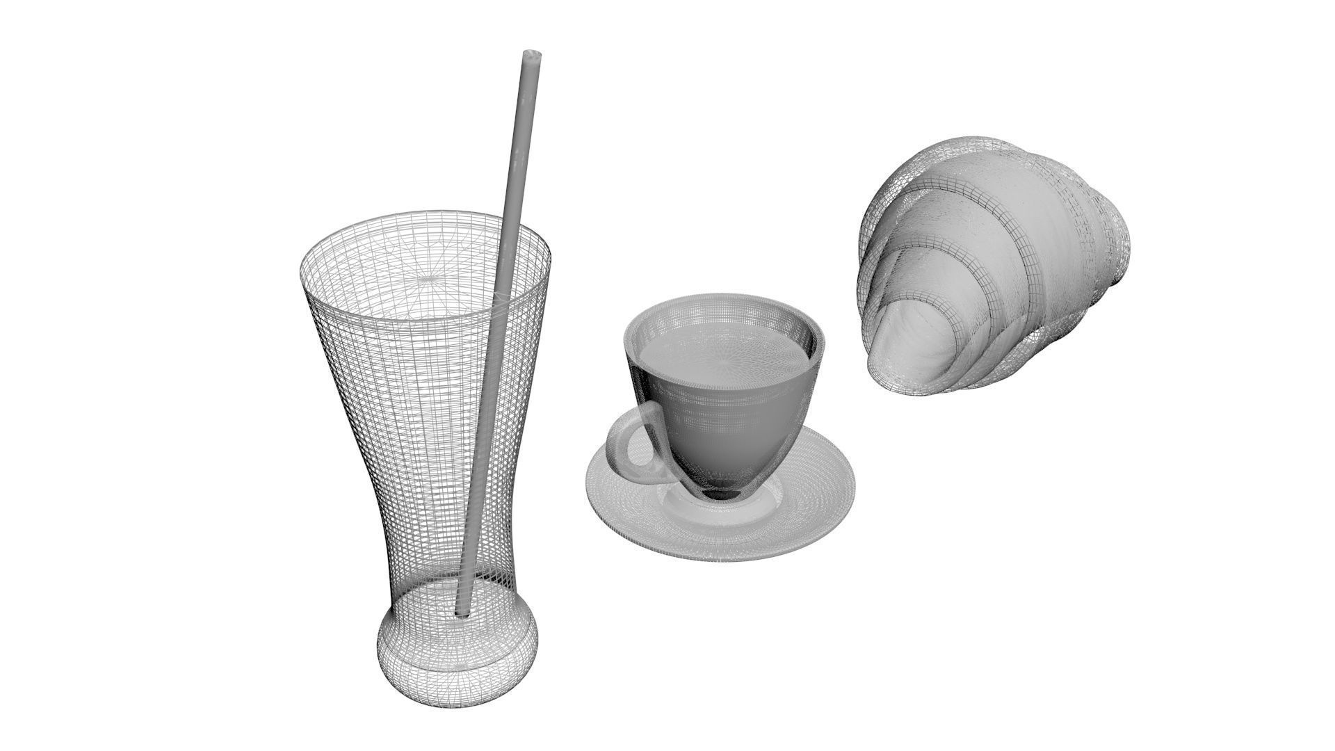 Continental Breakfast 3D model_18