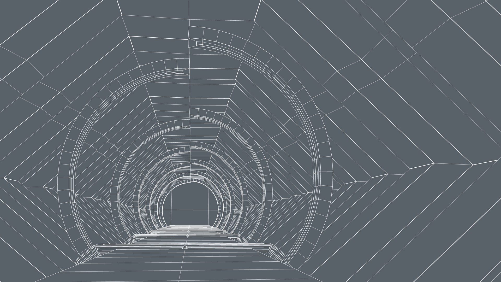 Sci Fi Tunnel 3D model_14