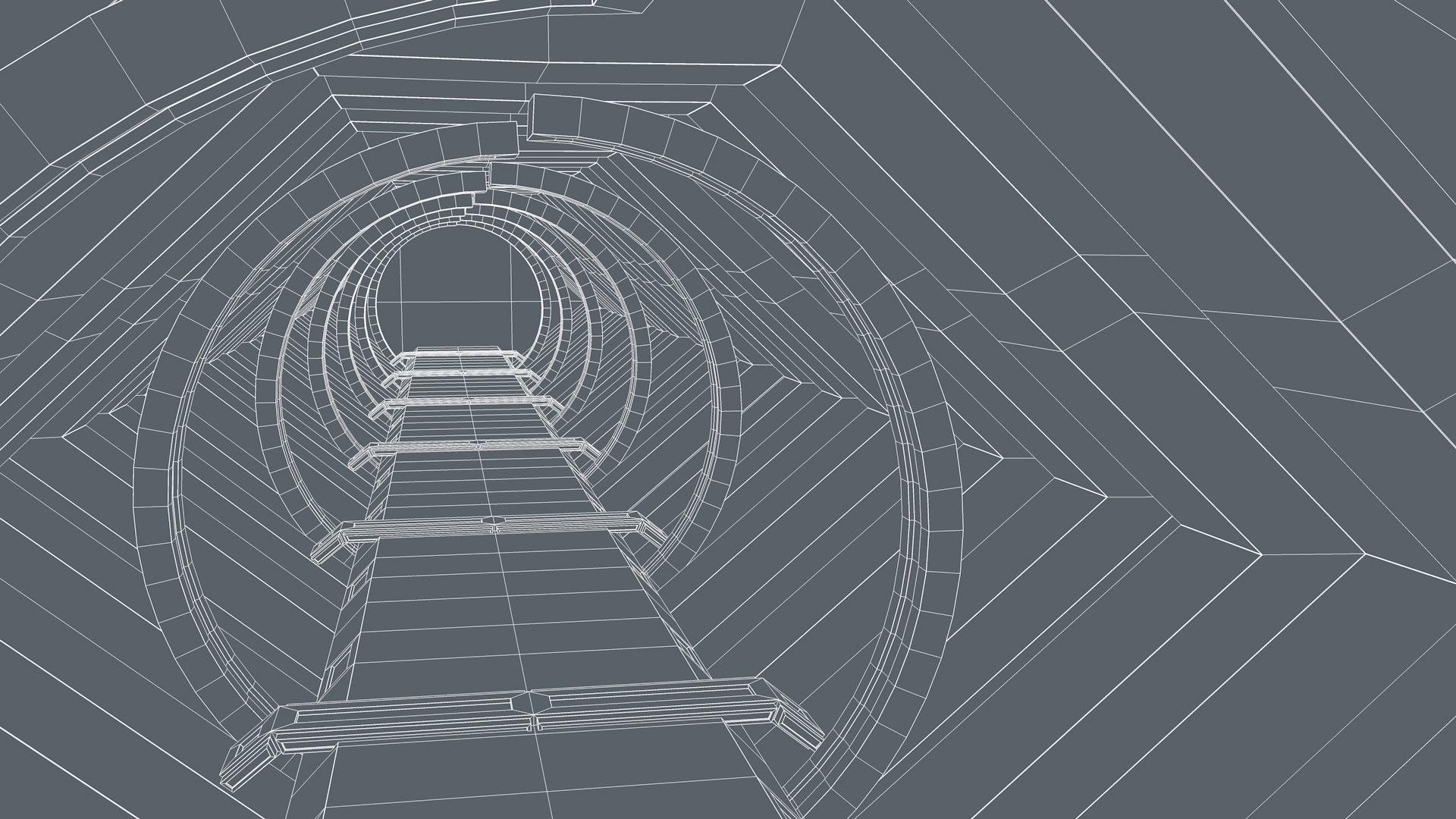 Sci Fi Tunnel 3D model_13