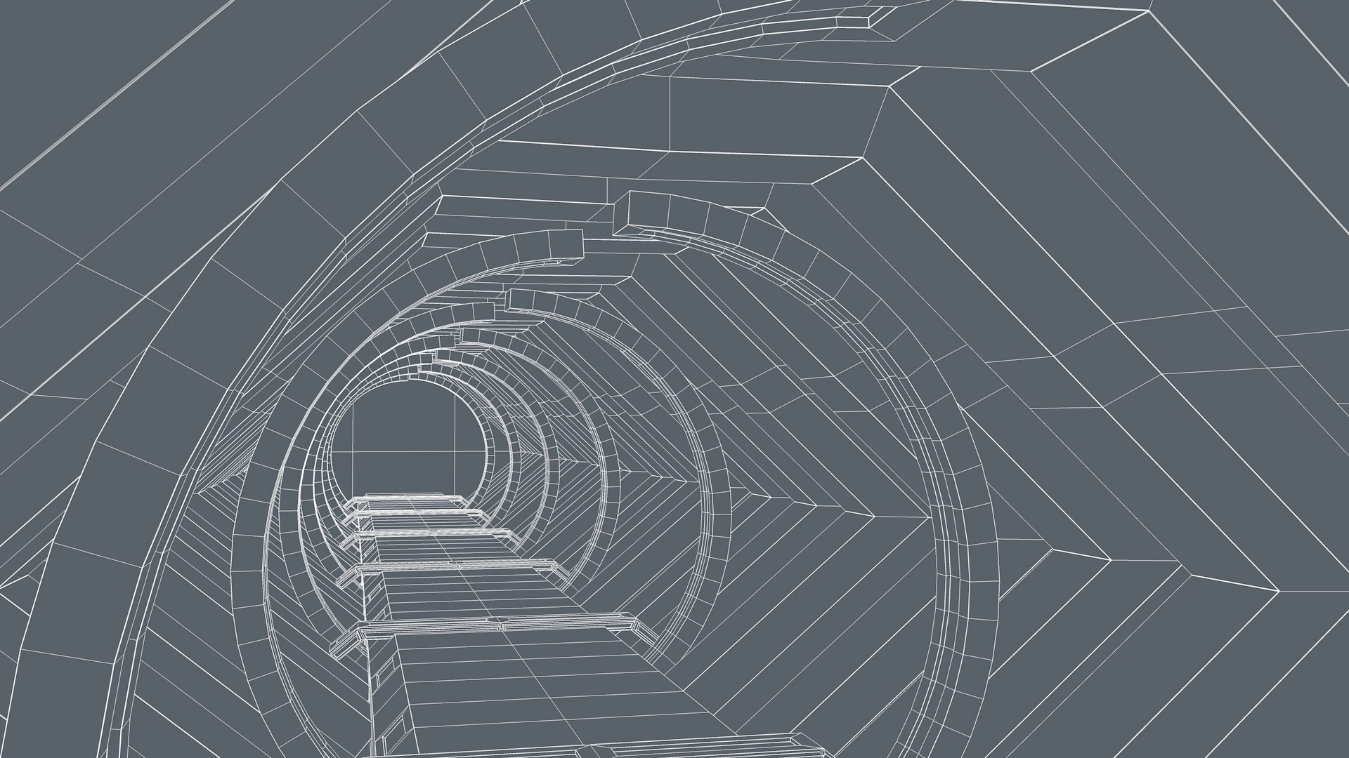 Sci Fi Tunnel 3D model_15