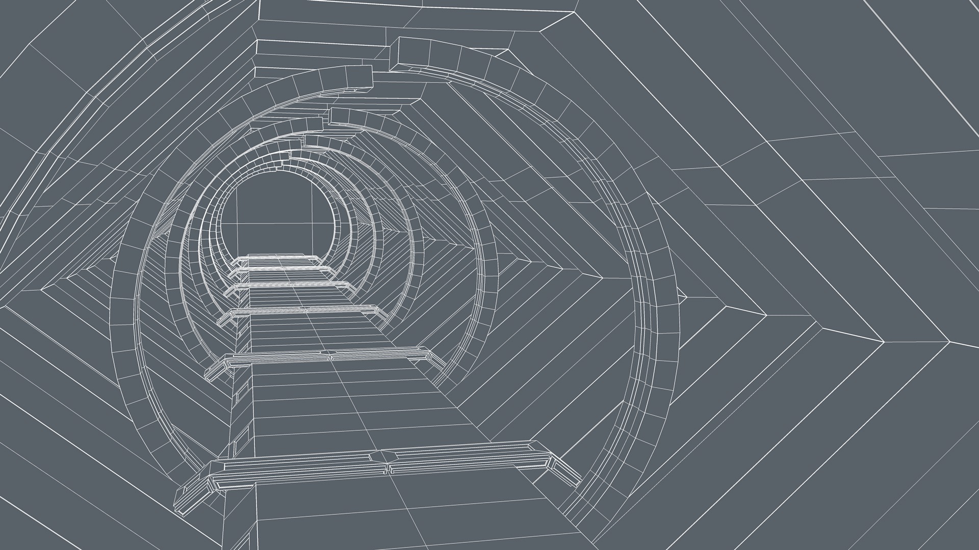 Sci Fi Tunnel 3D model_12
