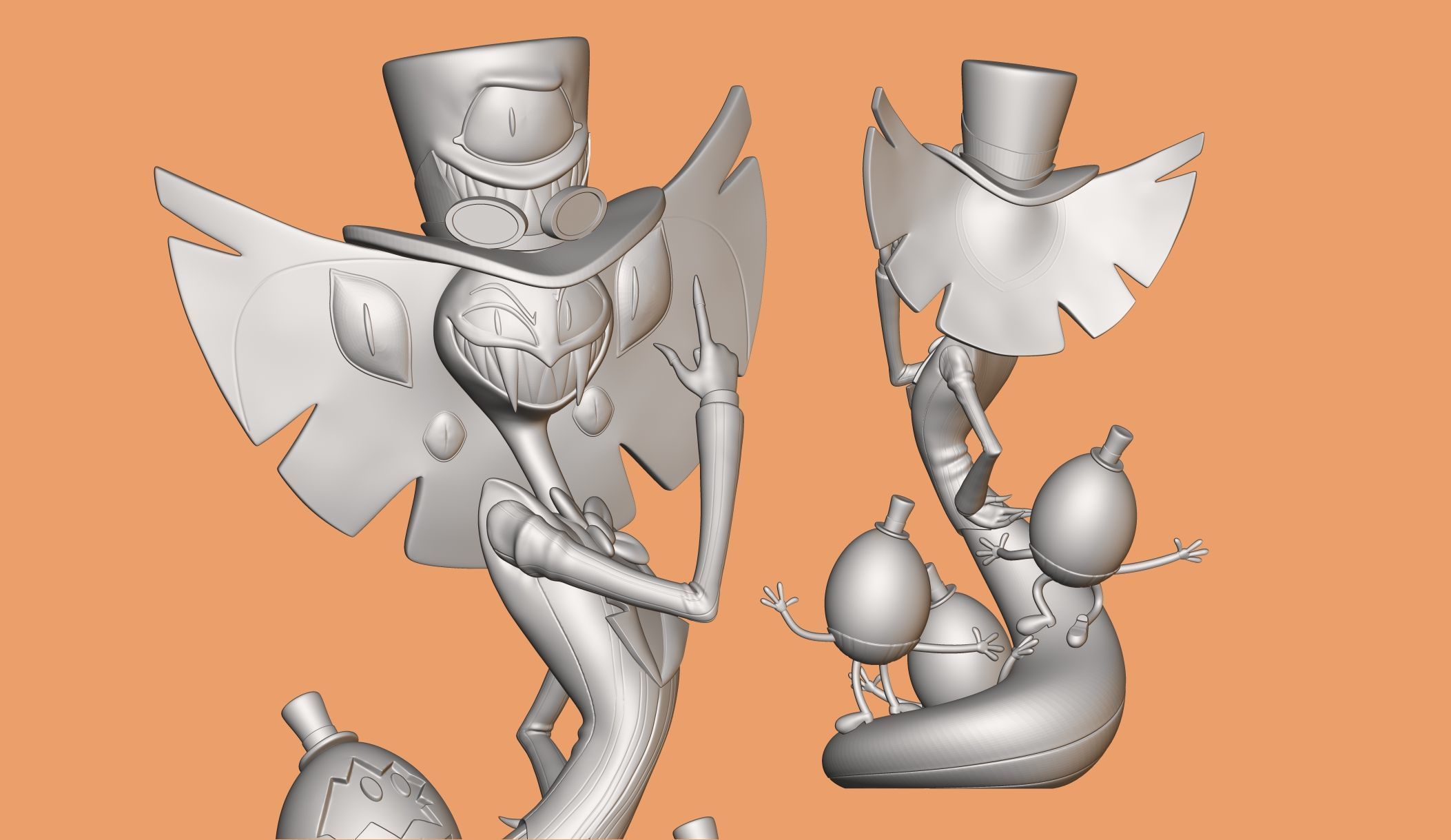 Sir Pentious Hazbin Hotel 3D print model_2