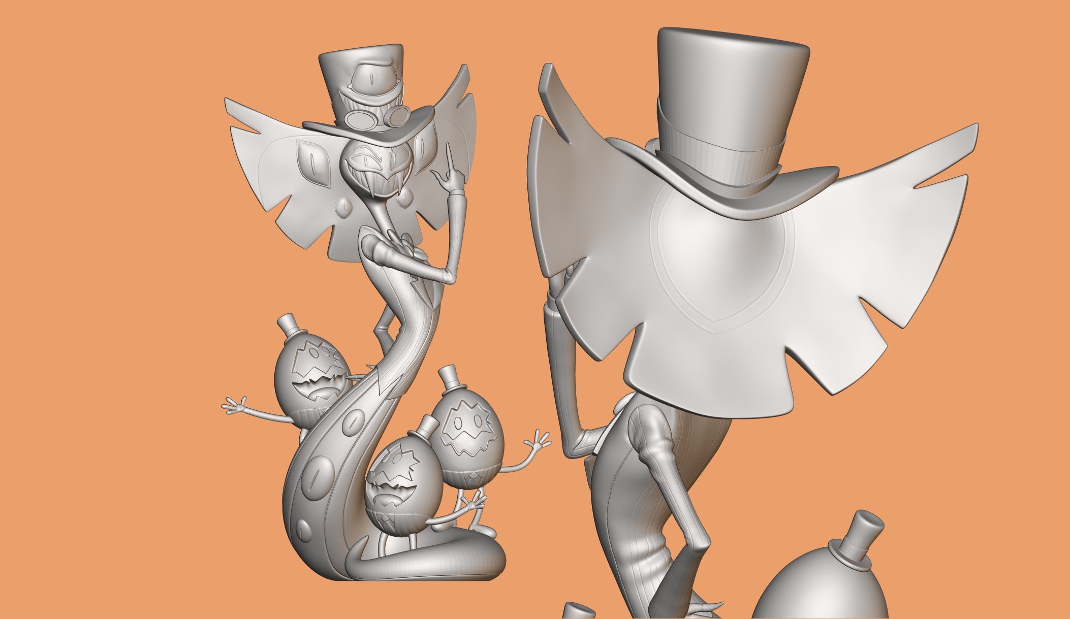 Sir Pentious Hazbin Hotel 3D print model_4
