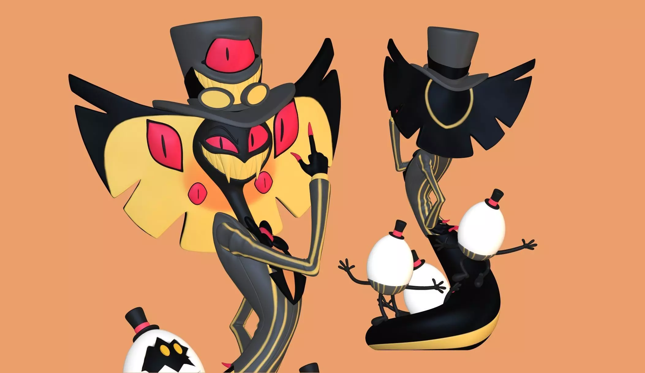 Sir Pentious Hazbin Hotel 3D print model_0