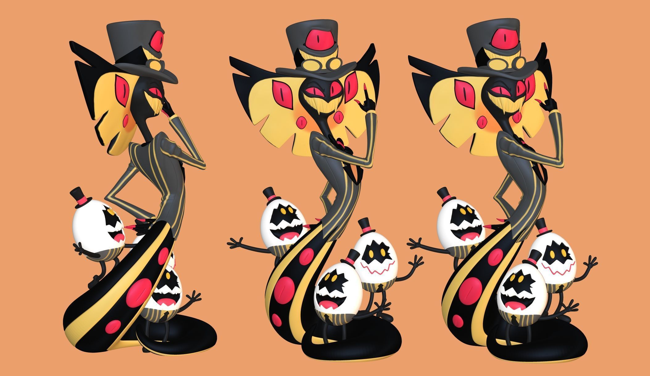 Sir Pentious Hazbin Hotel 3D print model_5
