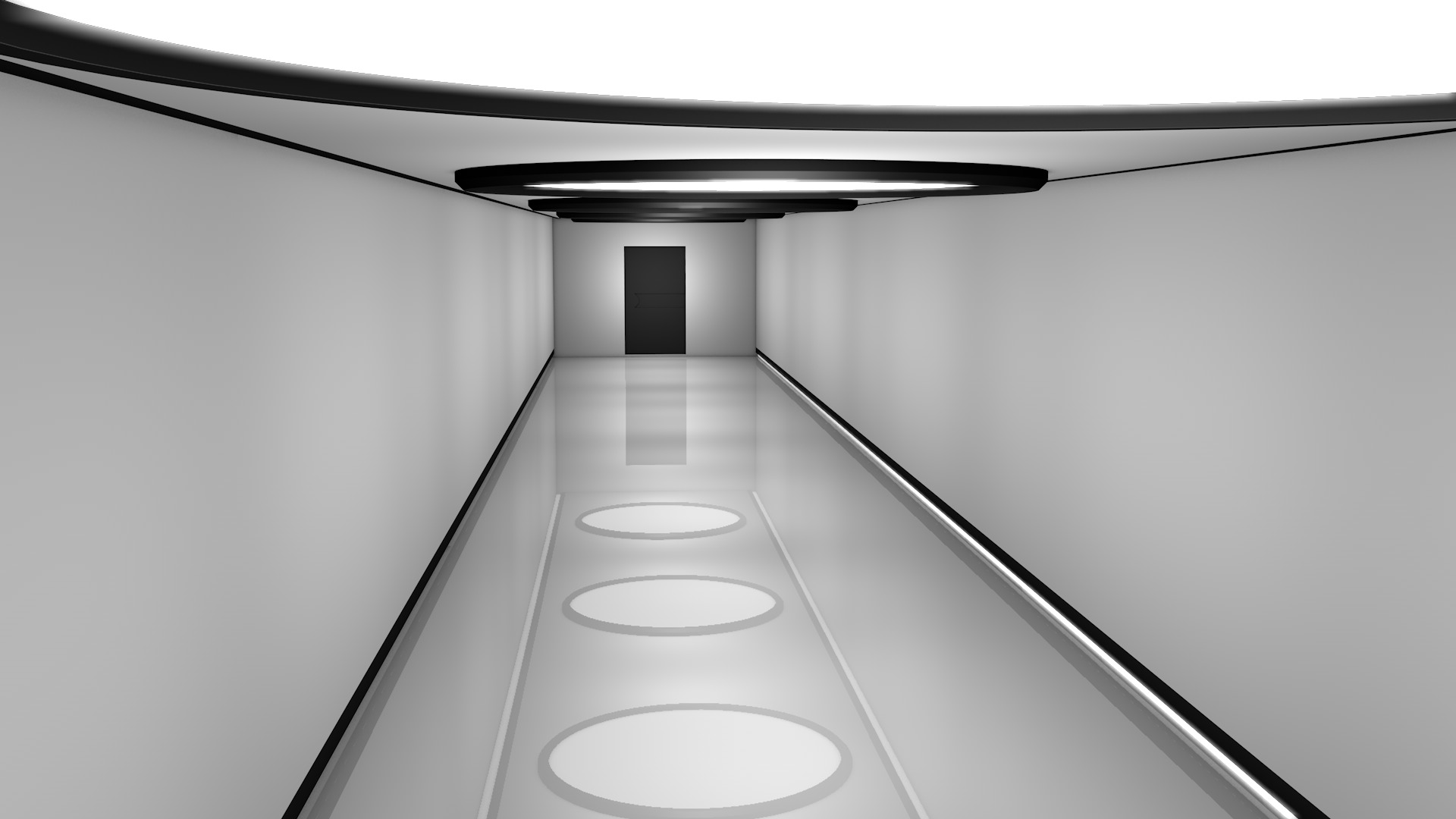 Sci Fi Corridor 3D model_7