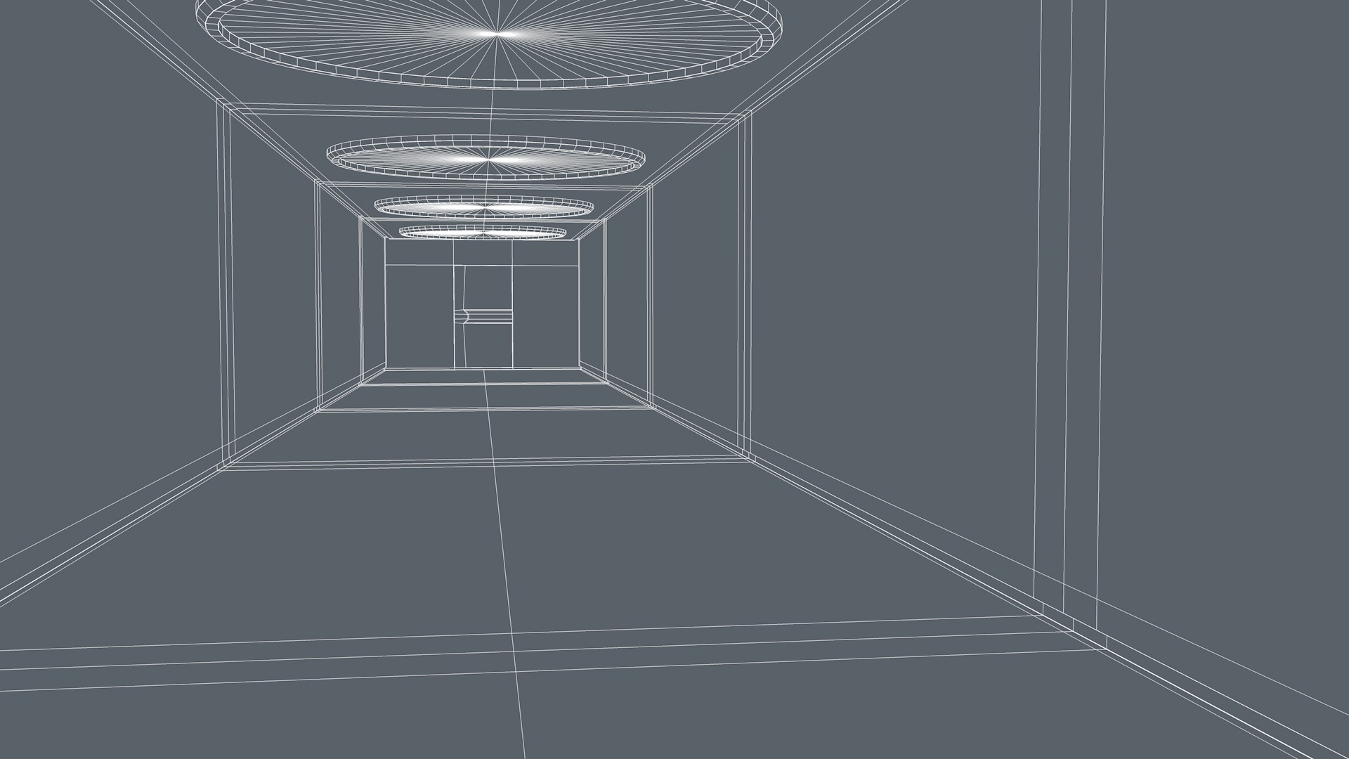 Sci Fi Corridor 3D model_13