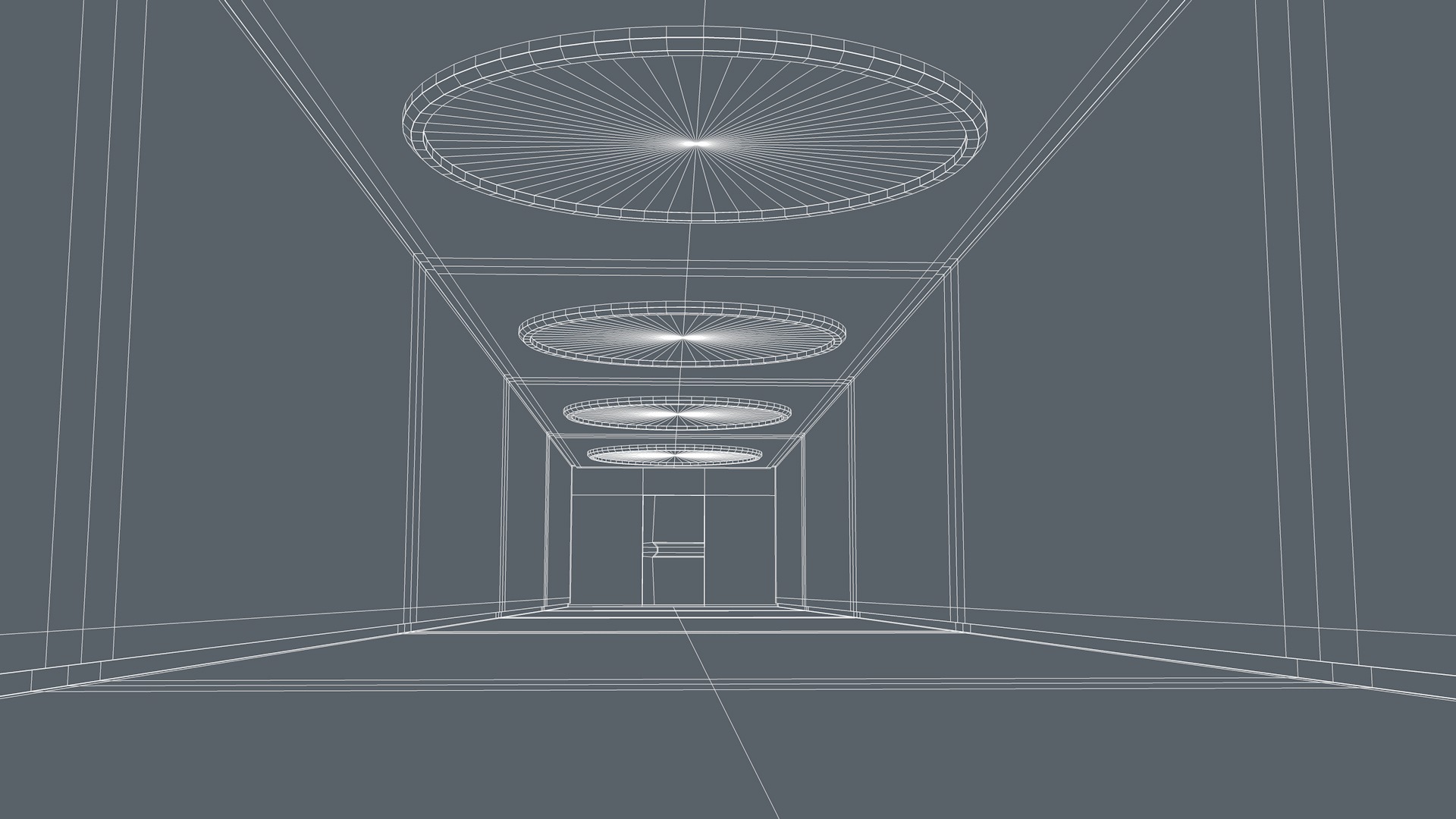 Sci Fi Corridor 3D model_14