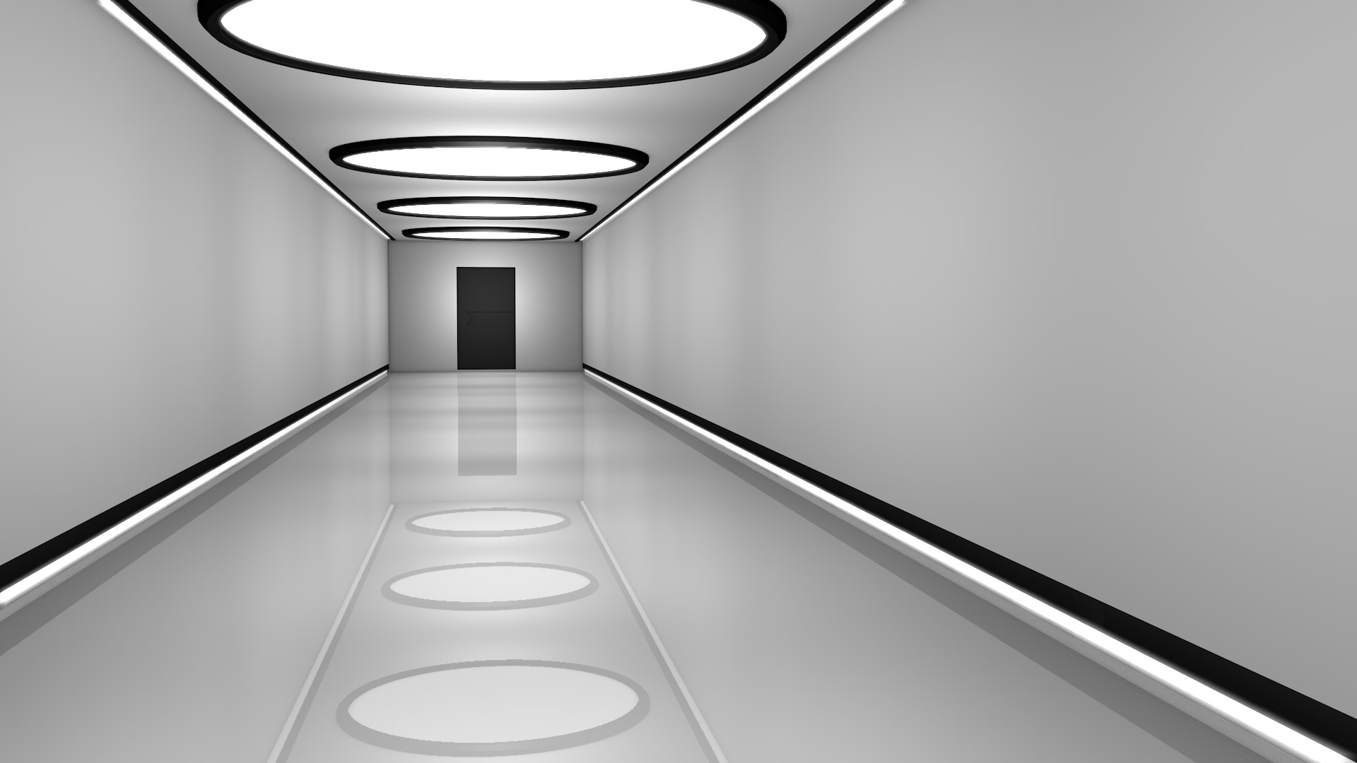 Sci Fi Corridor 3D model_5