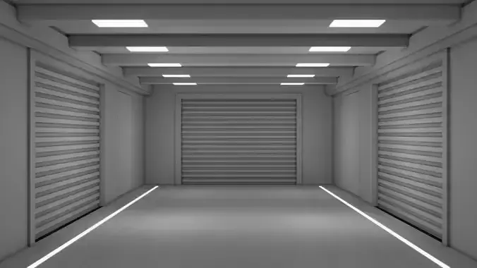 Empty industrial space