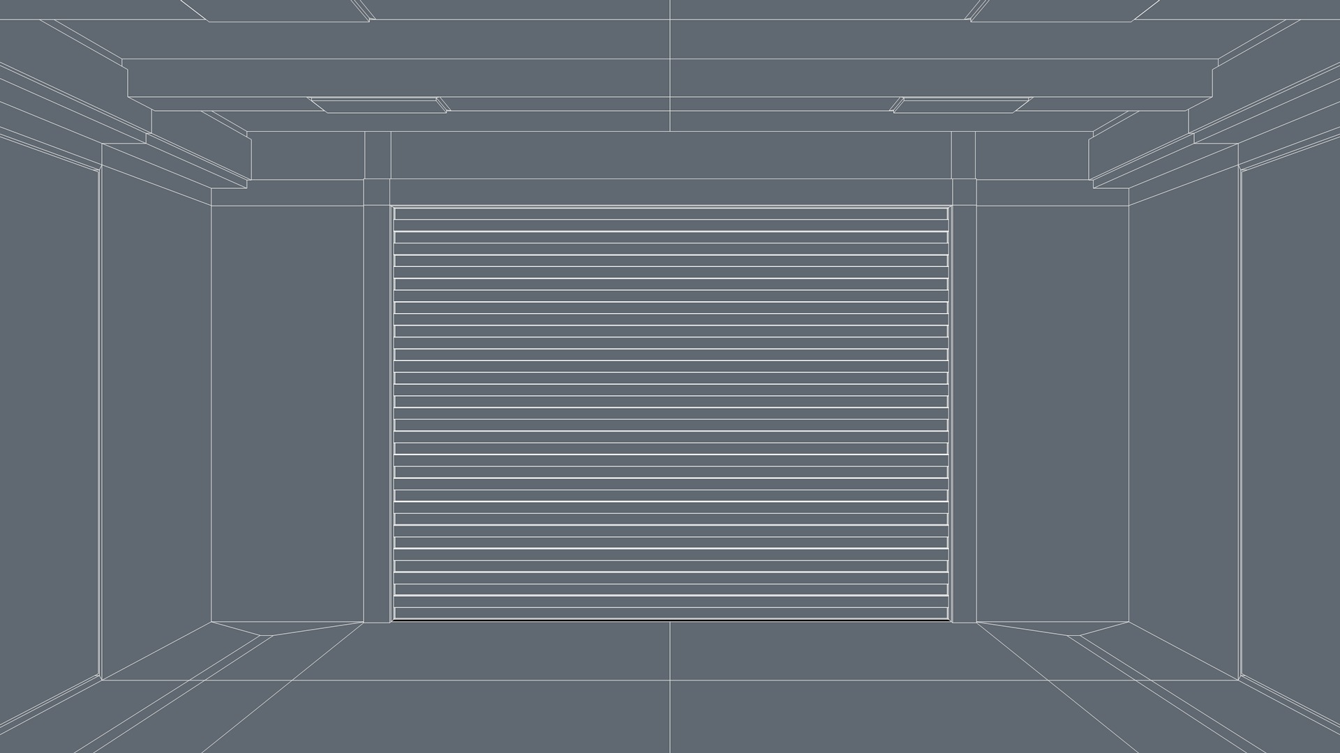 Empty industrial space 3D model_9