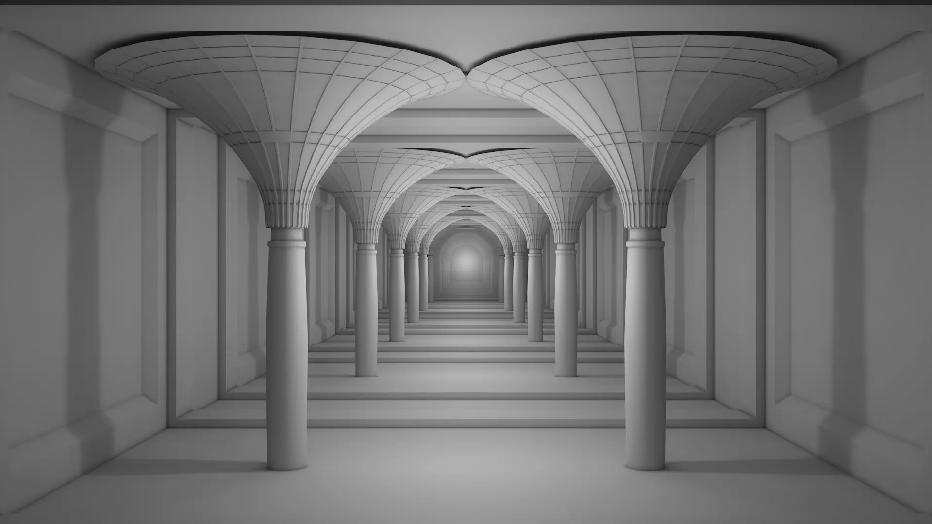 Futuristic Interior 3D model