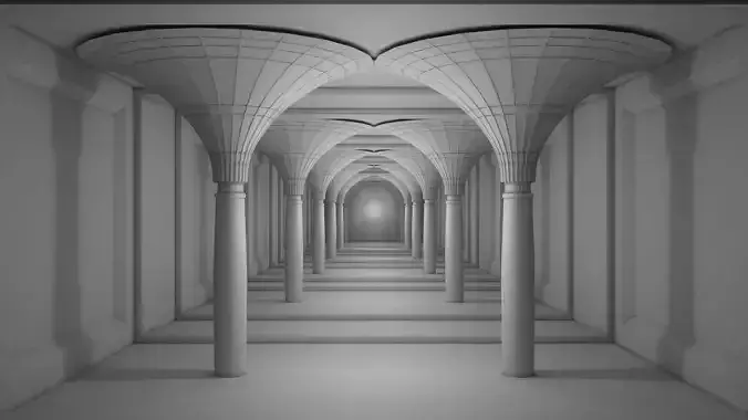 Futuristic Interior 3D model