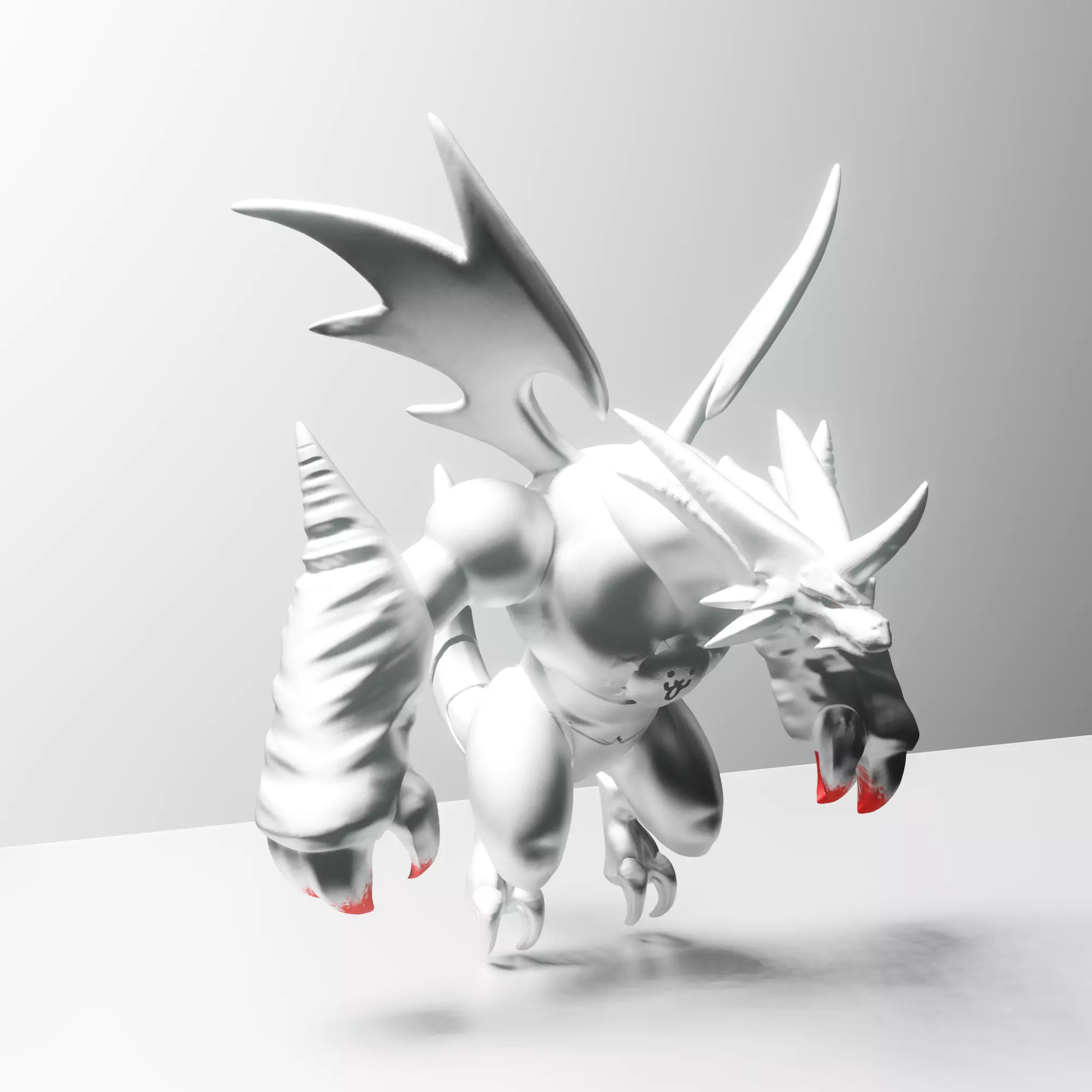 THE BATTLE CATS - BAHAMUT 3D print model_0