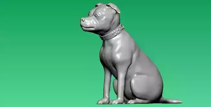 Dog lexie rajdeep model - 3D print
