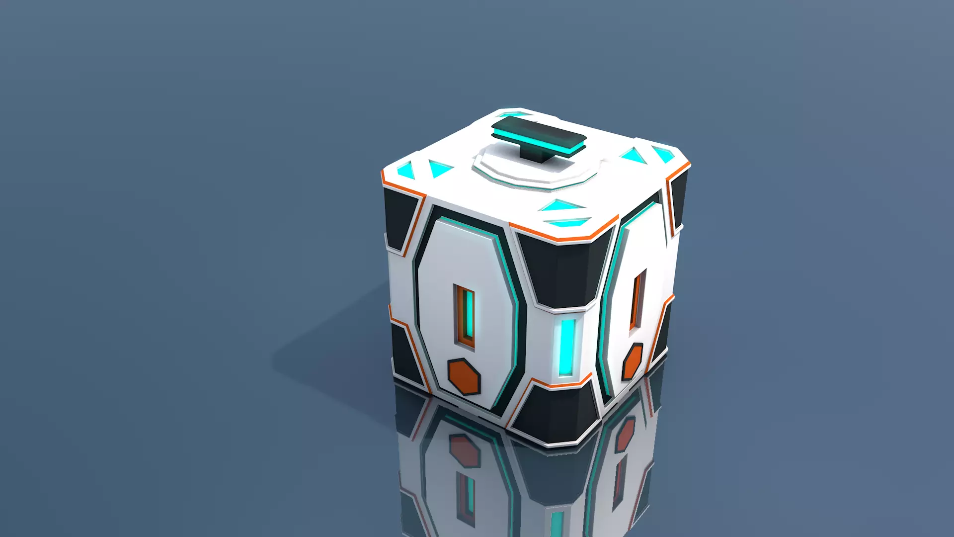 Sci Fi Box 3D model