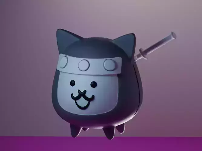 THE BATTLE CAT - ESPECIAL PACK NINJA-NORMAL-TOASTER CAT 3D print model
