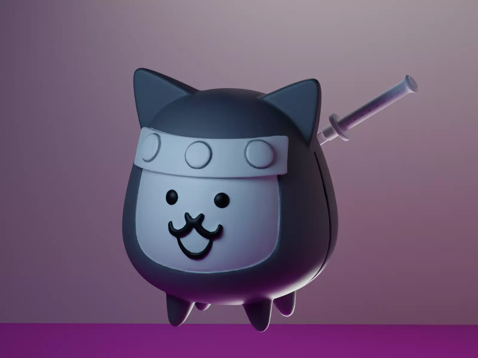 THE BATTLE CAT - ESPECIAL PACK NINJA-NORMAL-TOASTER CAT 3D print model