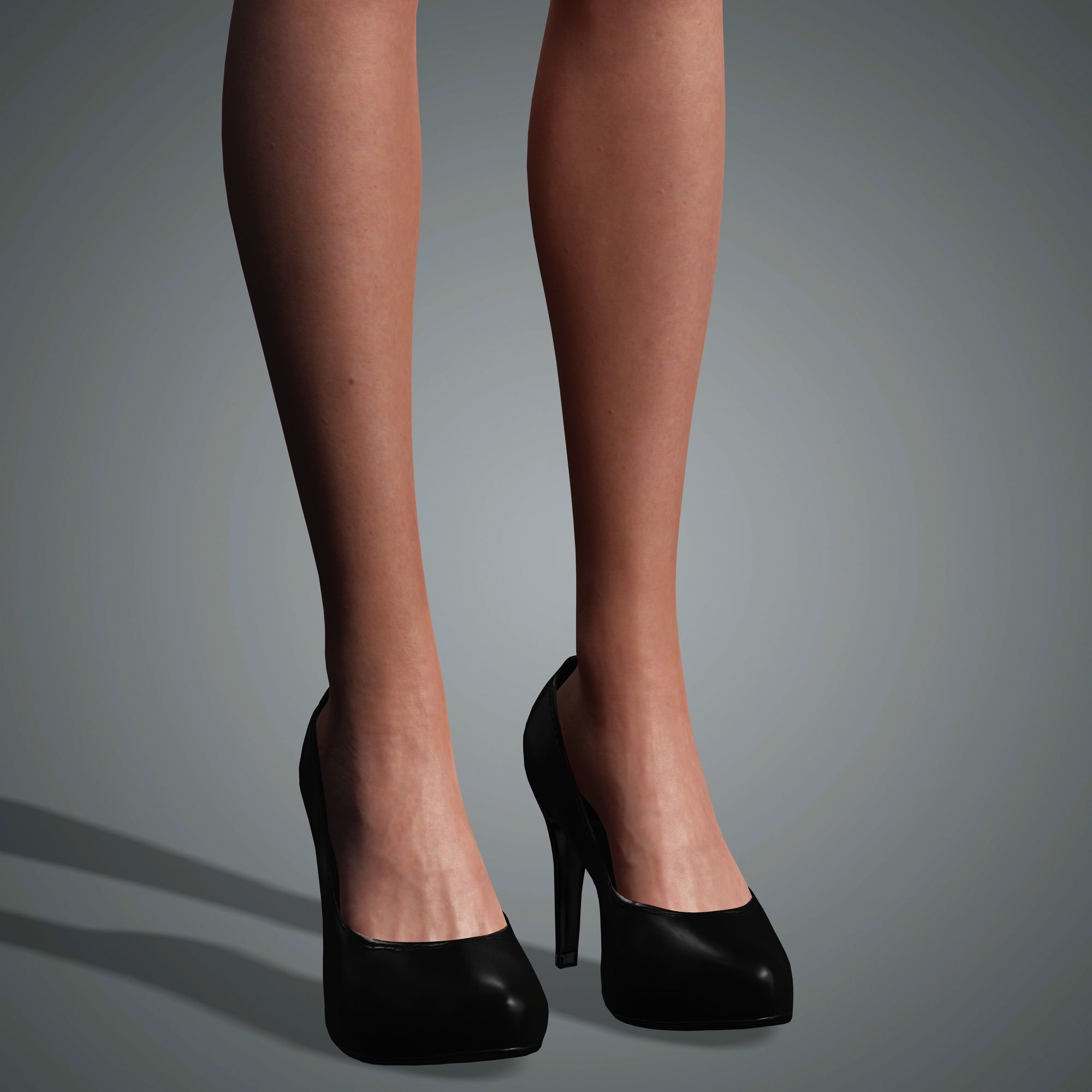 Keira Knightley Character 3D Model Low-poly Low-poly 3D model_16