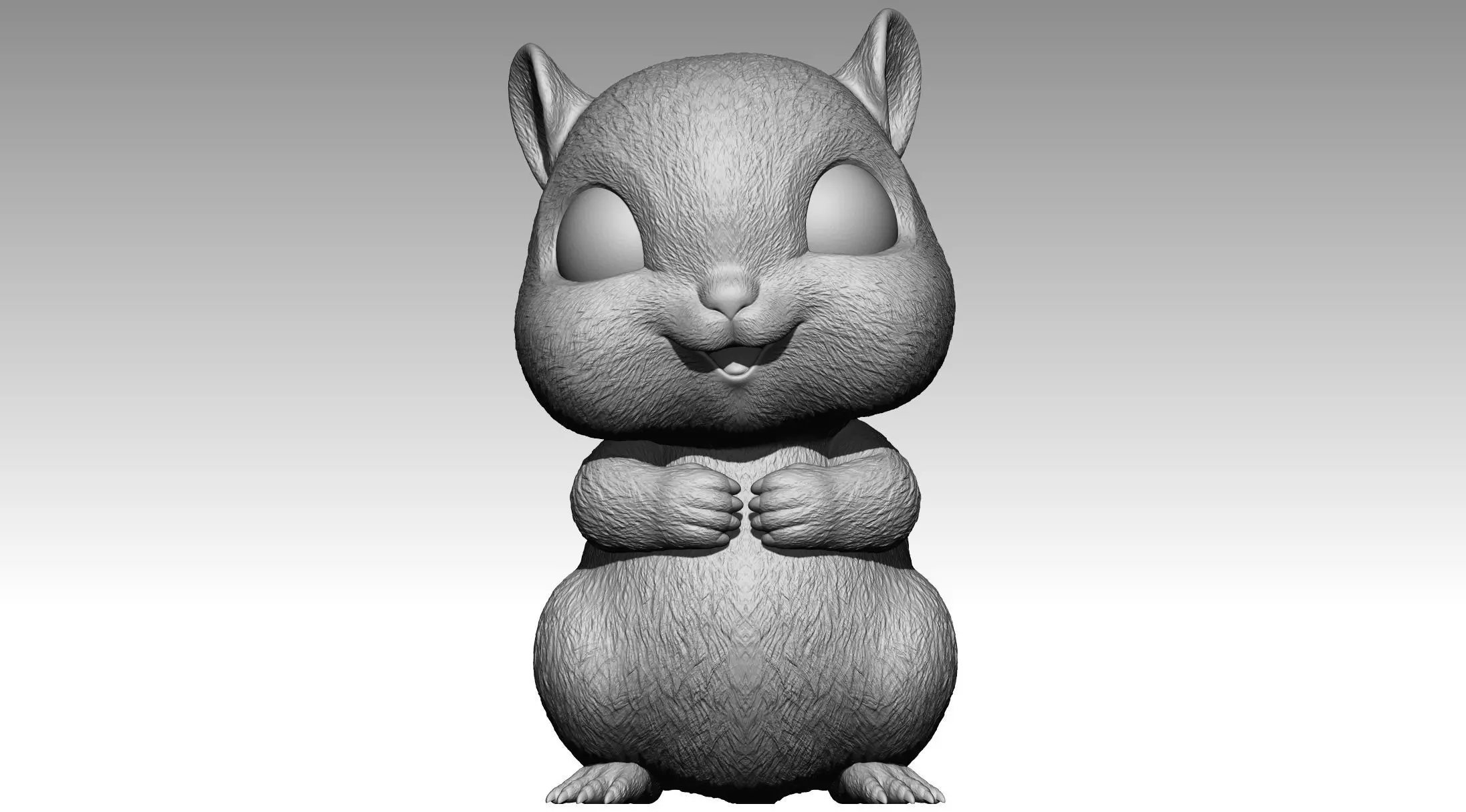 Cute squirrel 6 3D print model_0